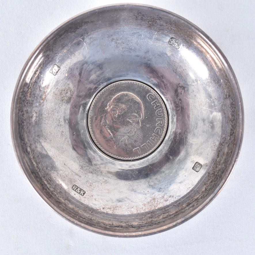 SKÅLFAT, sterlingsilver, Richards & Knight London 1965.