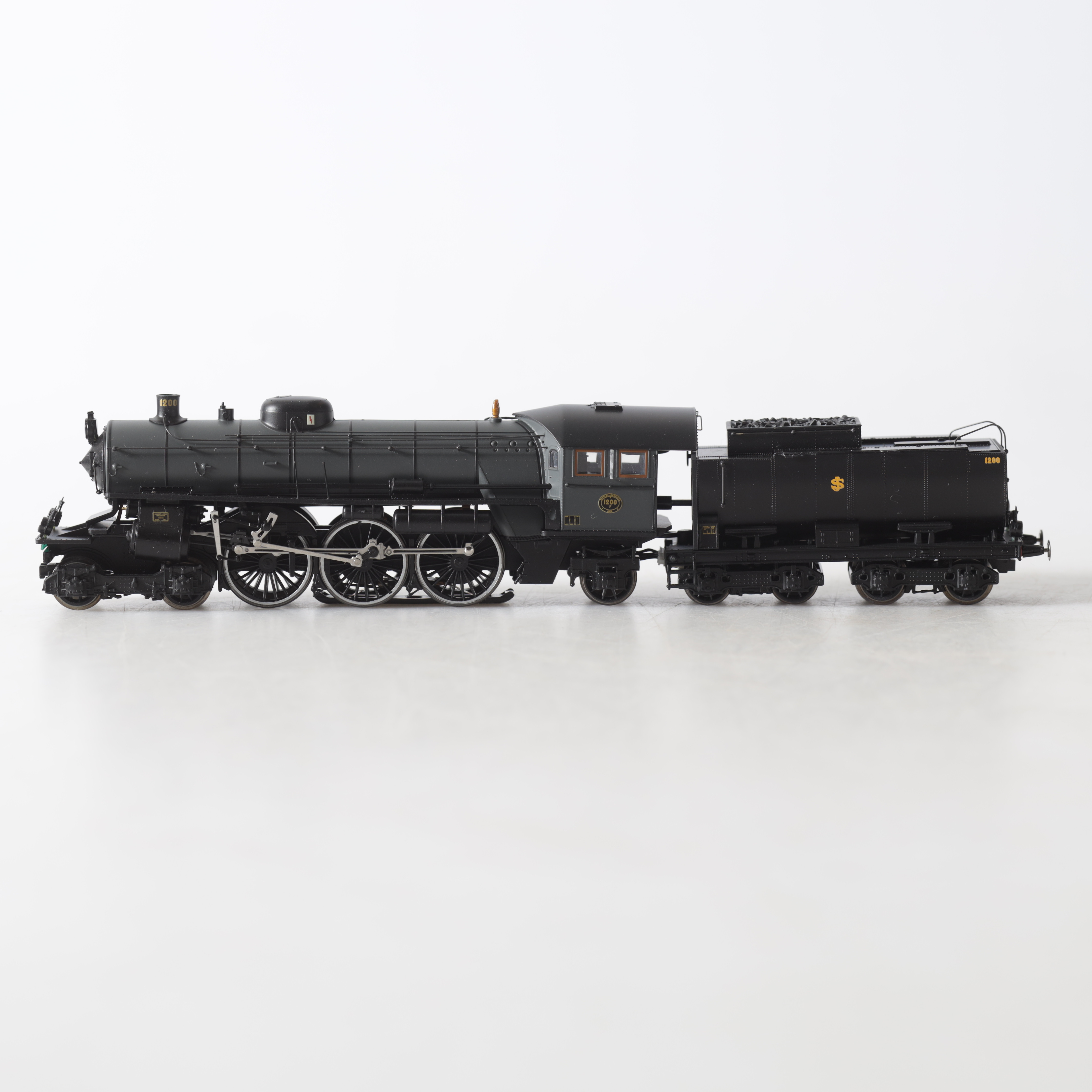 ÅNGLOK, 45304, H0, SJ:s F-lok 1200, Heljan.