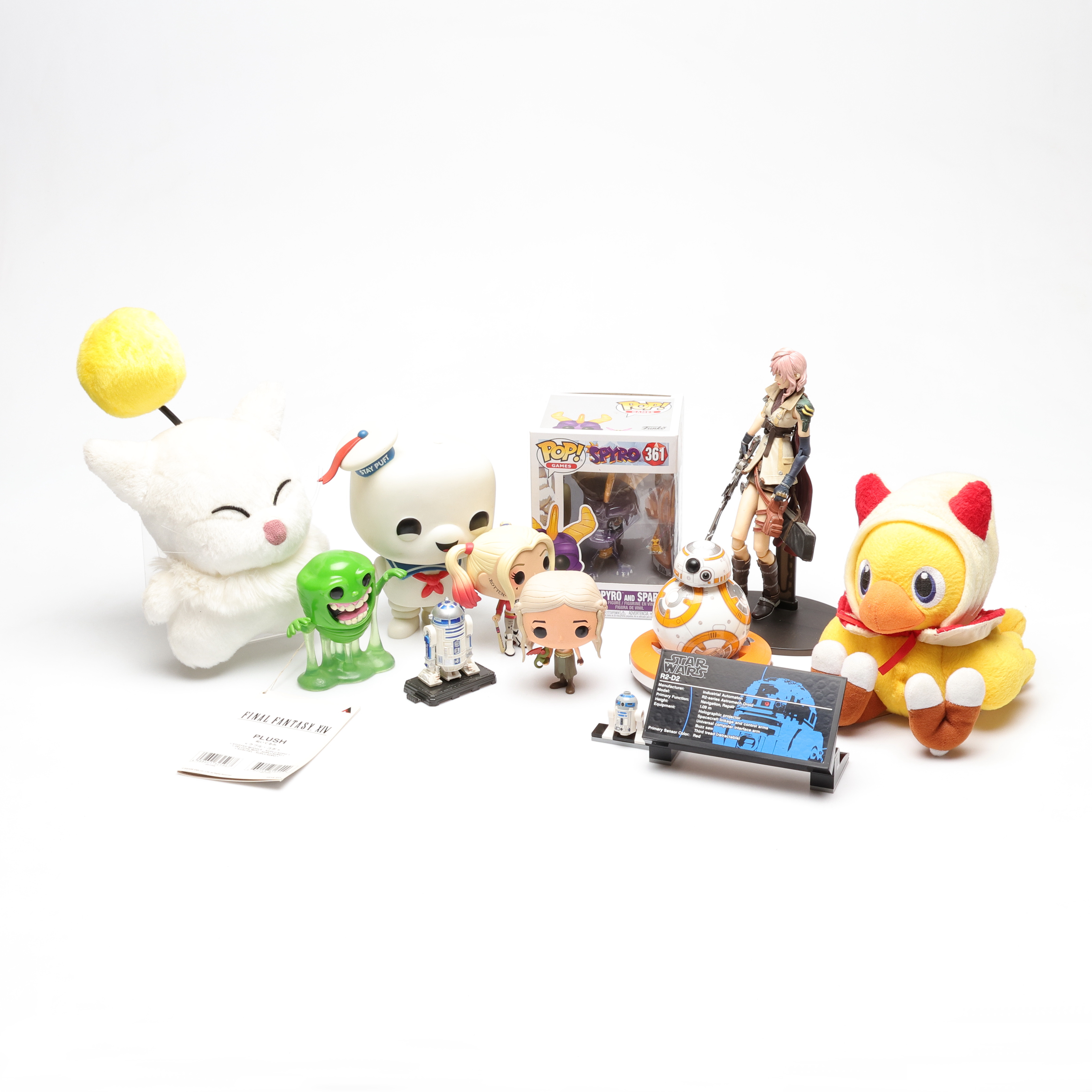 PARTI Funko pops, Plush, LEGO 11 delar.
