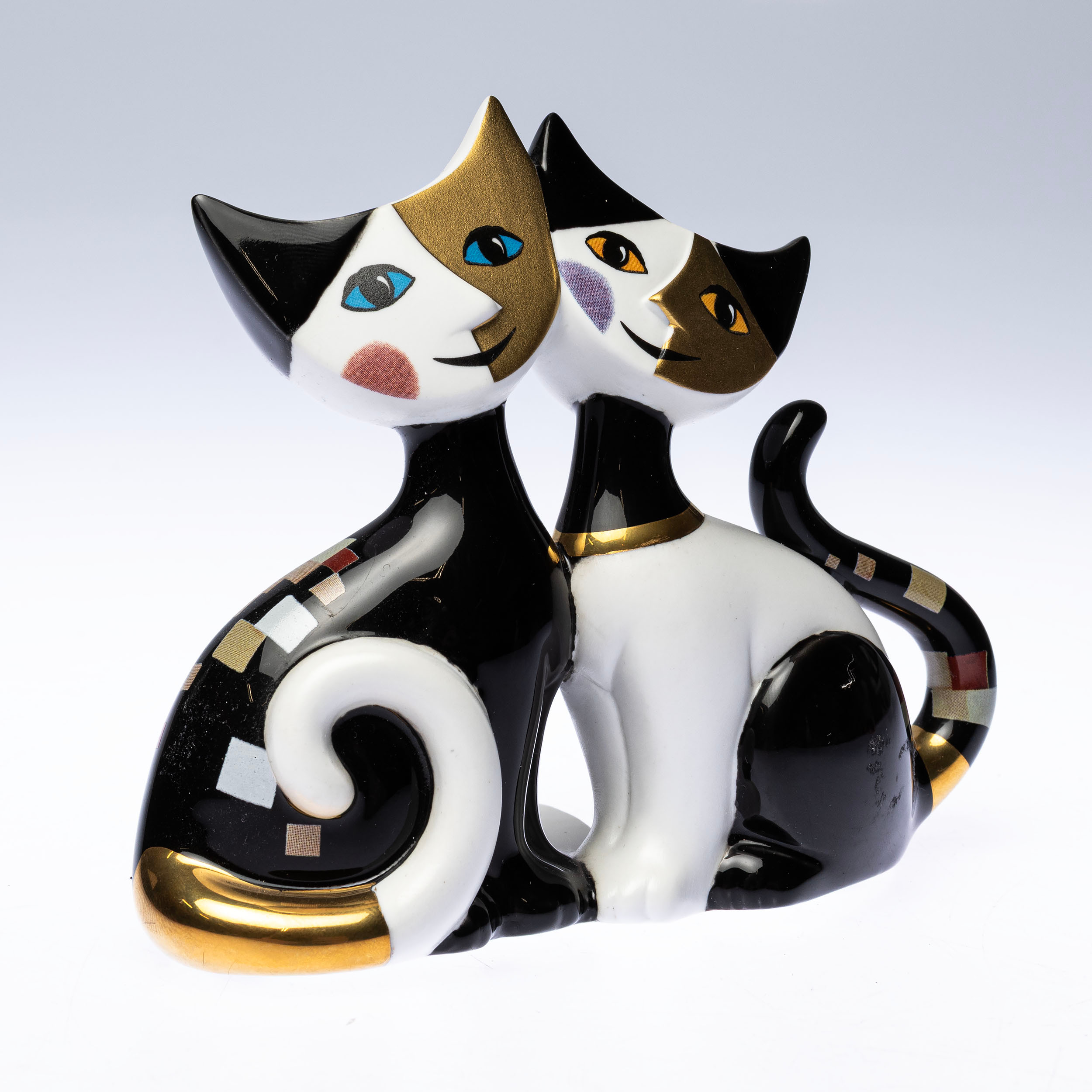 ROSINA WACHTMEISTER. Figuringrupp, i form av katter, Goebel, 2000-tal.