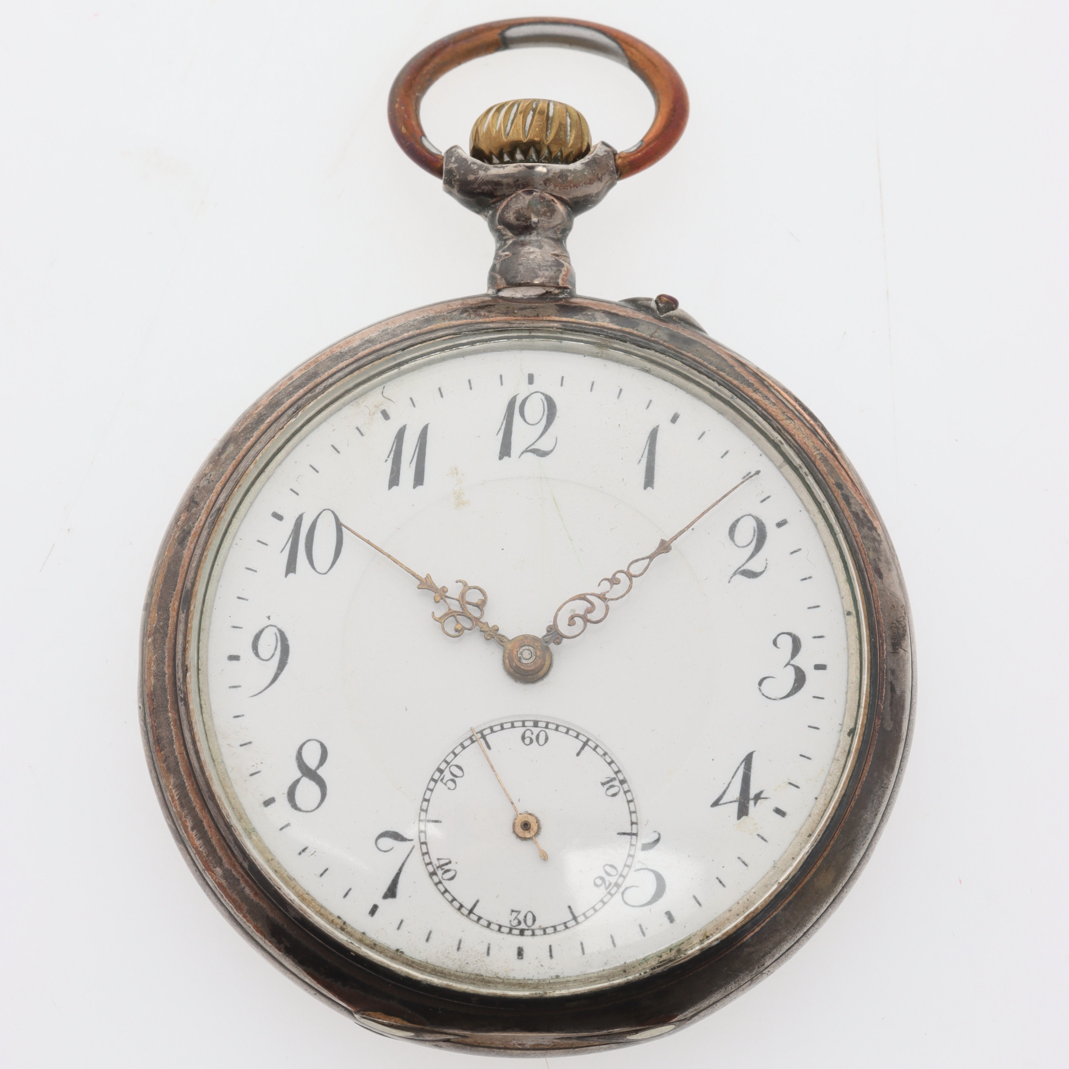 FICKUR, ytterboett i silver, Chronometre, manuellt.