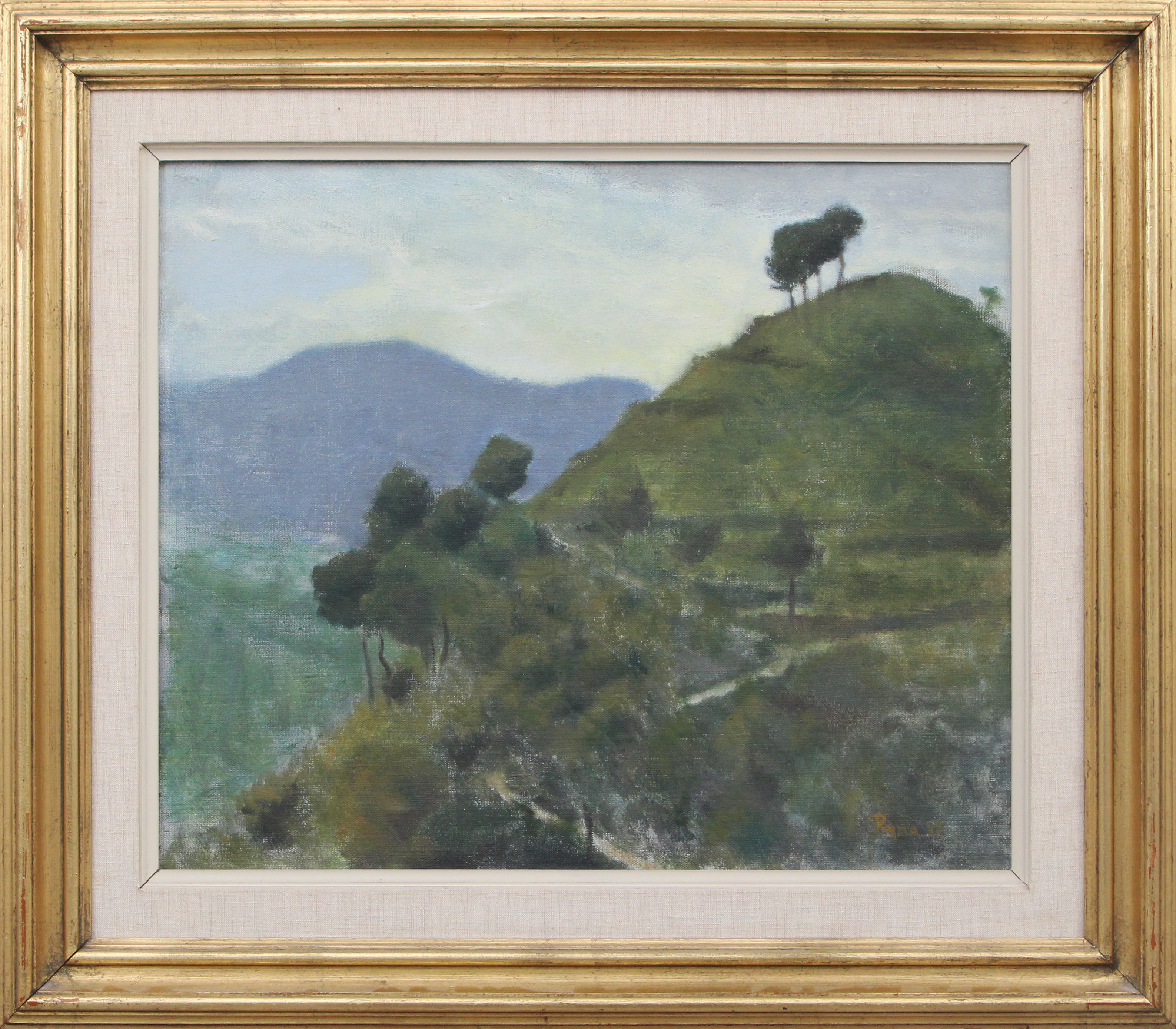 OIDENTIFIERAD KONSTNÄR. OLJA, på duk, signerad Ryna, 1947.