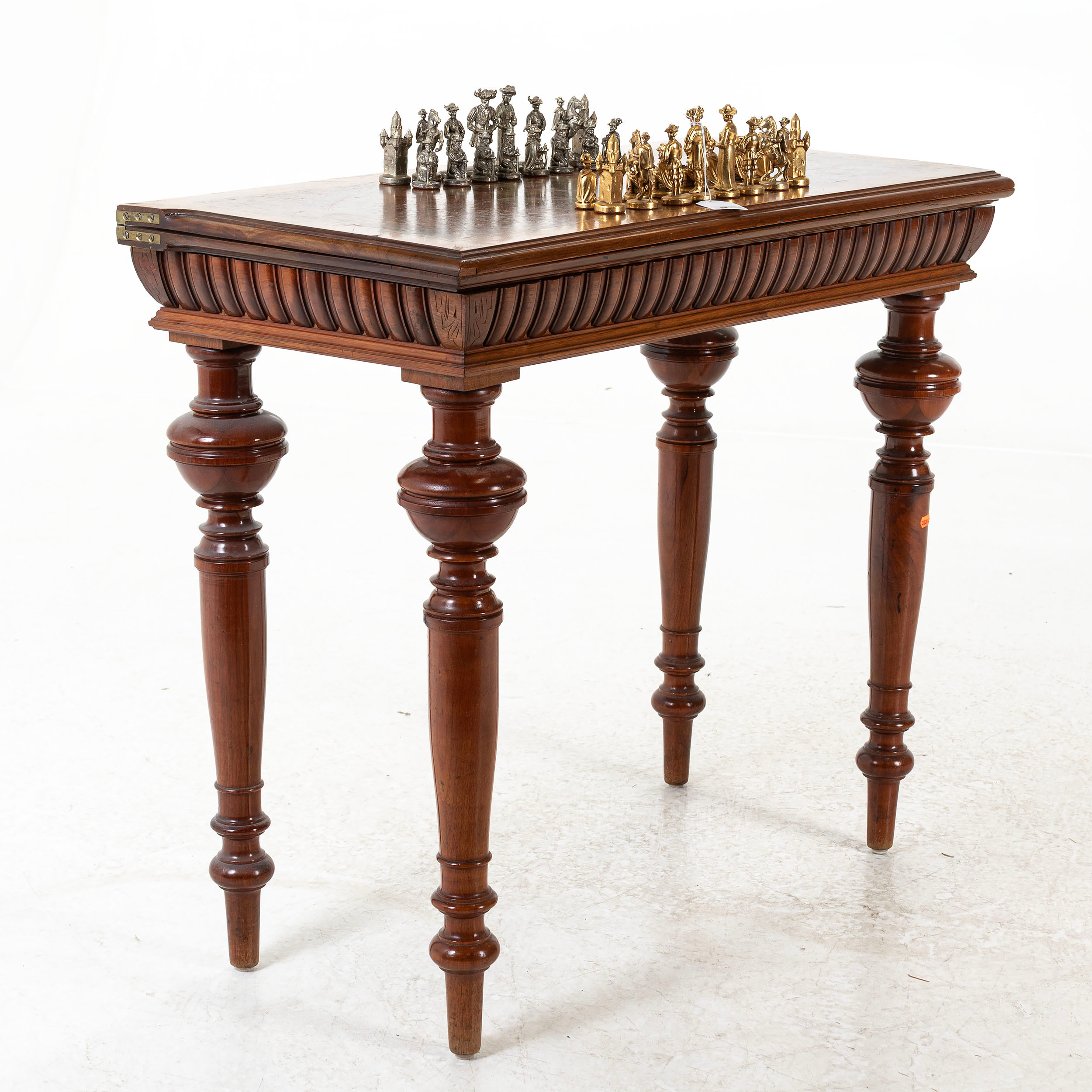 SPELBORD, schack & backgammon, nyrenässans, sekelskiftet 1900.