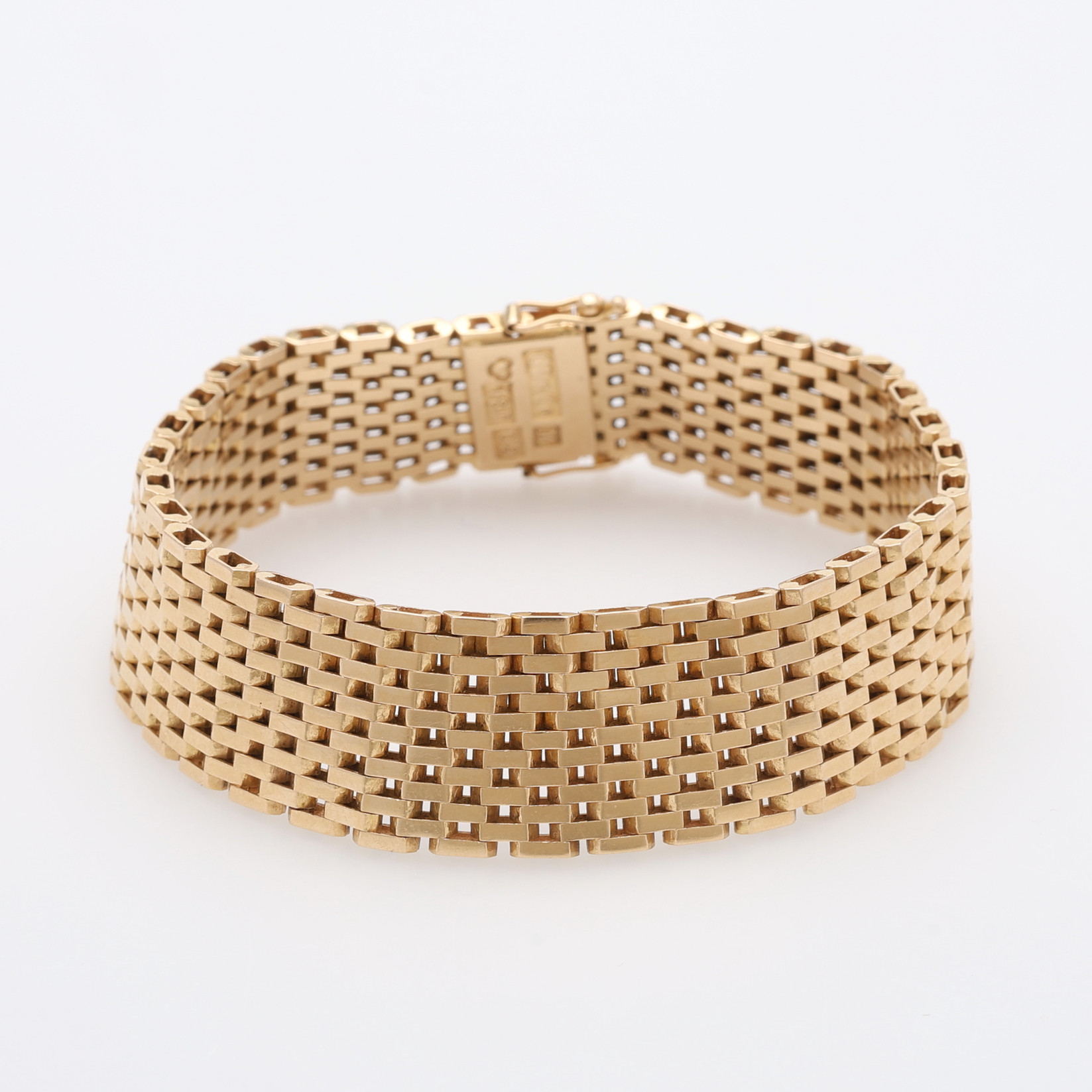 ARMBAND, 18 k guld, korridorlänk, Gustaf Dahlgren & Co, Malmö, 1964, 46,3 g.