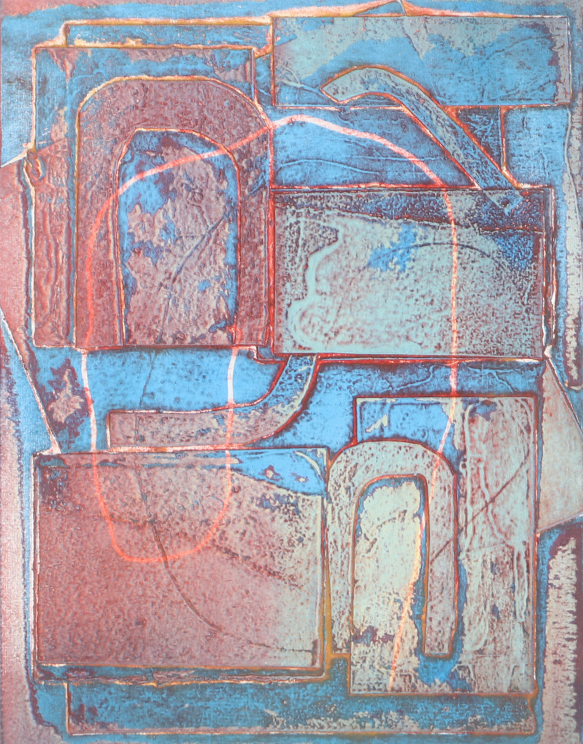 EVA CARLSTEIN. "Ljusvandring", etsning, signerad.