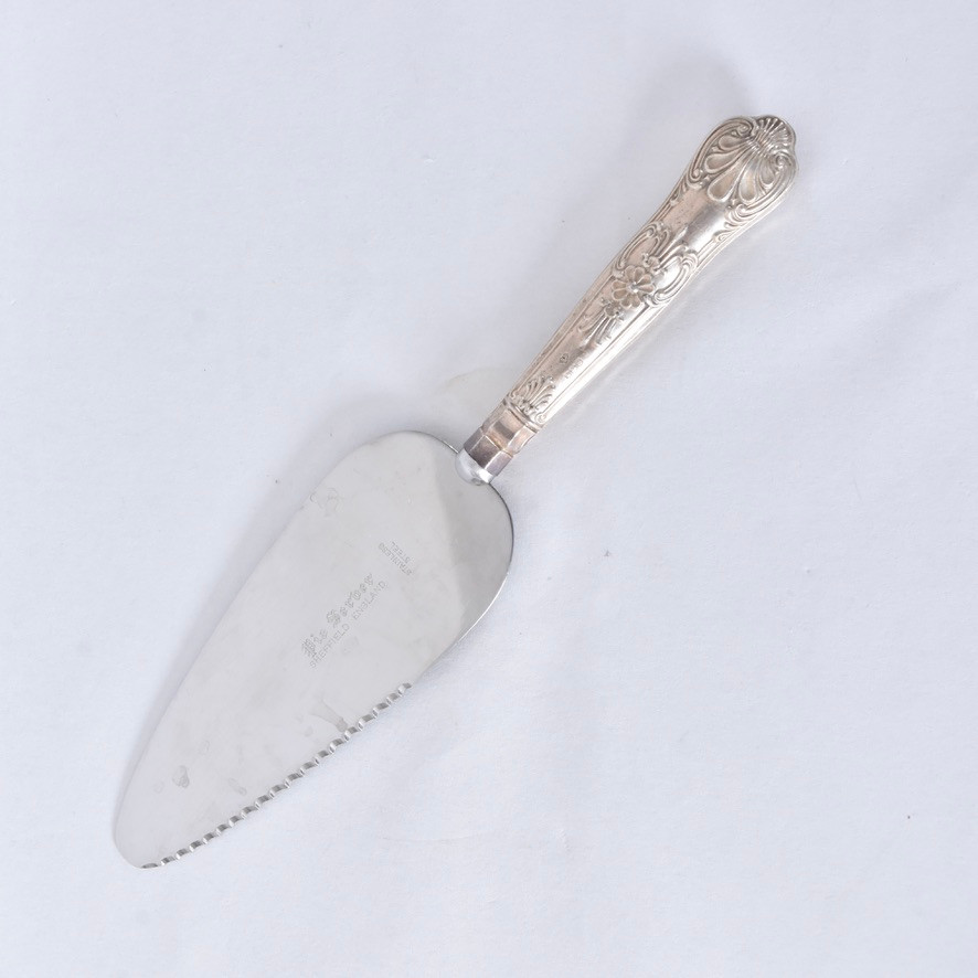TÅRTSPADE, silver och rostfritt stål, Sheffield, England.