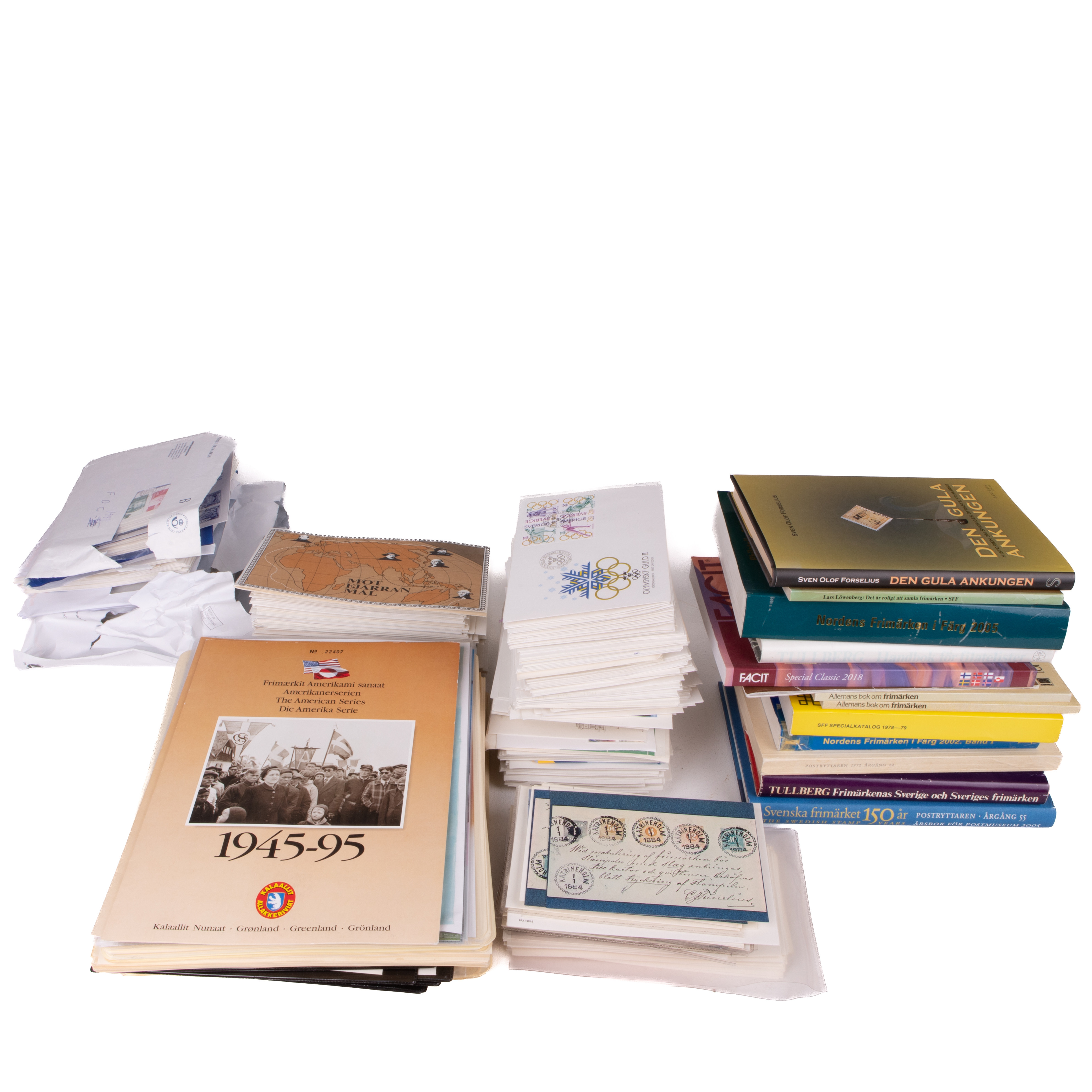 FRIMÄRKEN, Parti, samt litteratur, Sverige, 1900-tal.
