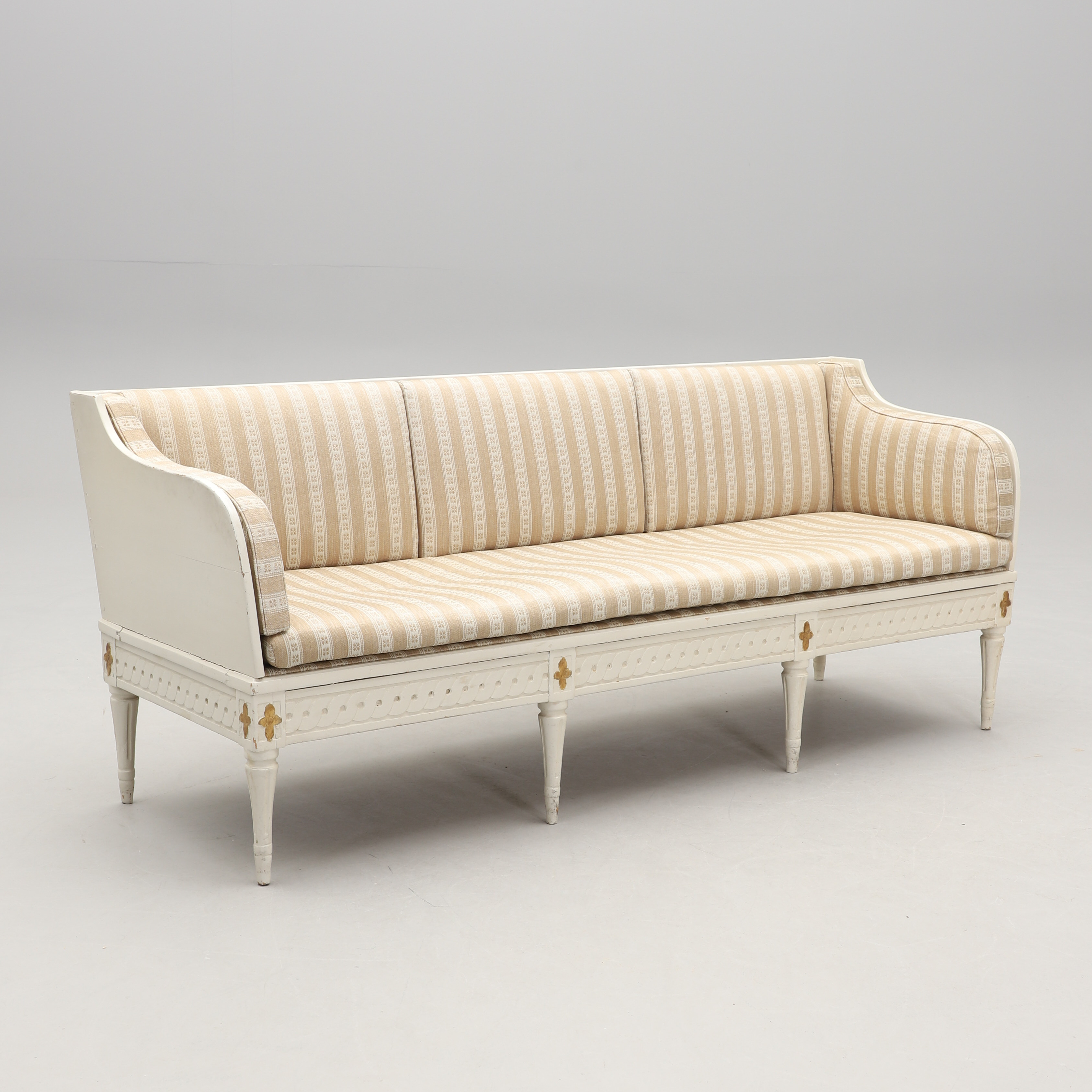 TRÅGSOFFA, sengustaviansk, 1800-talets första hälft.