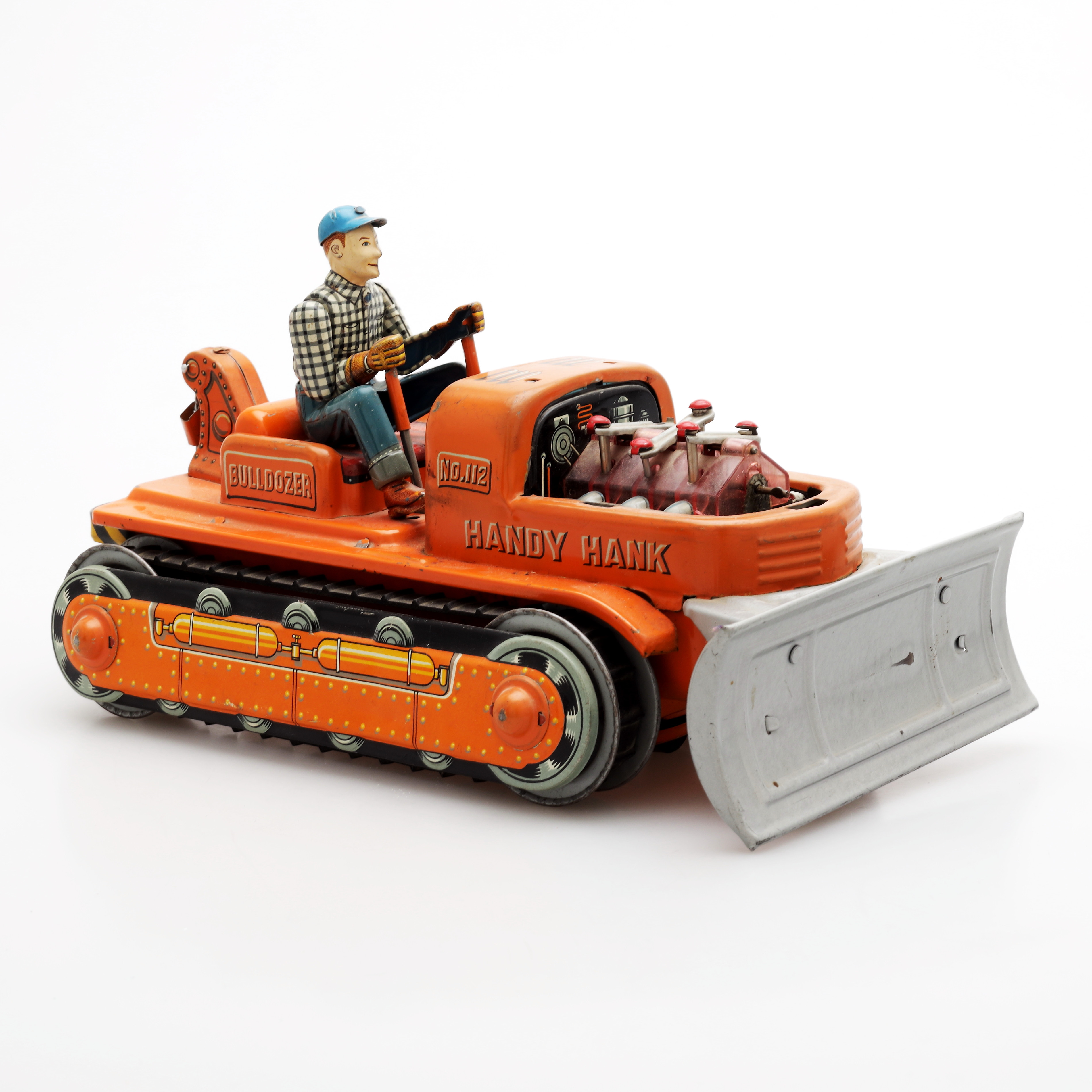 BULLDOZER, "Handy Hank", plåt, TN, Japan, 1950-tal.