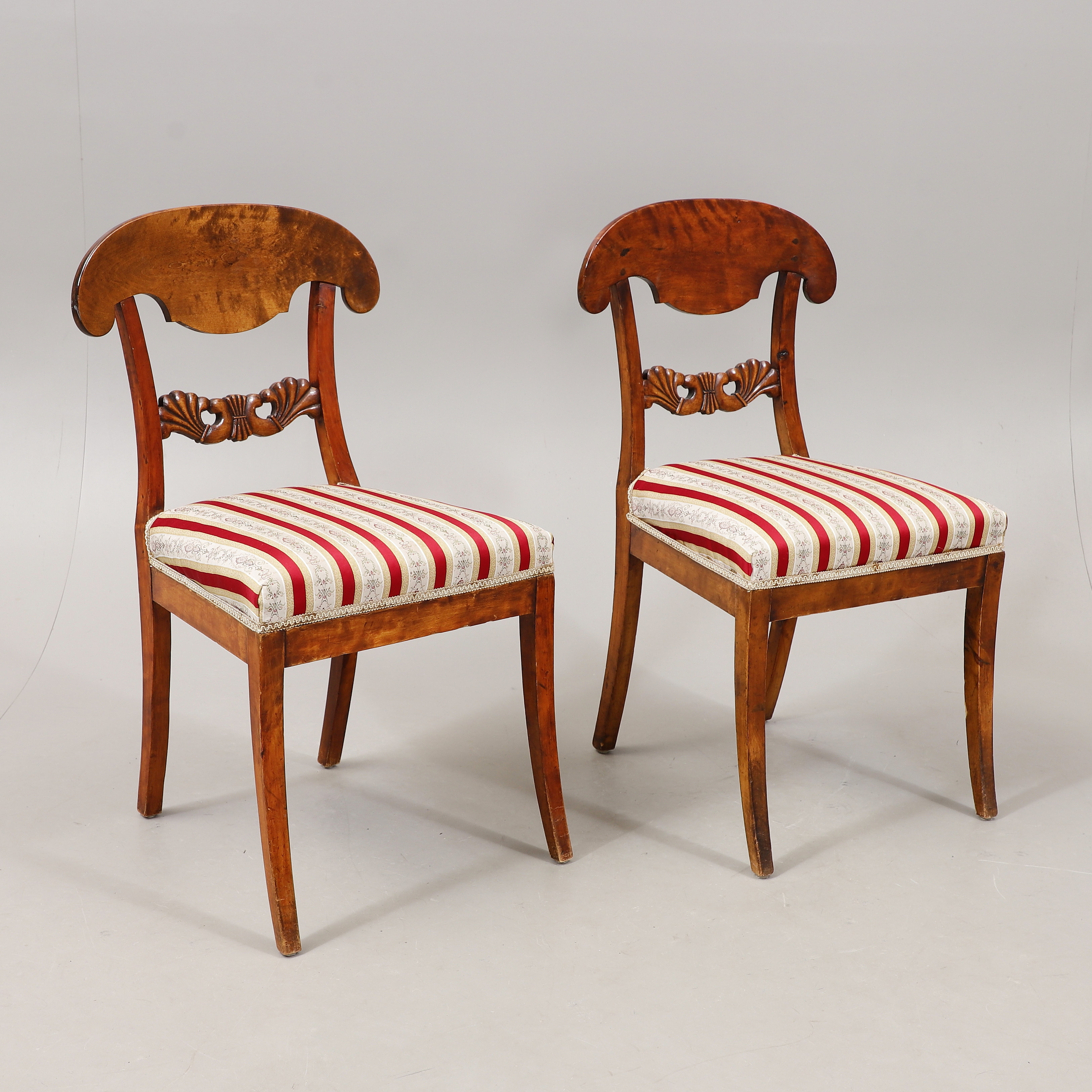 STOLAR, 1 par, Karl Johan, 1800-tal.