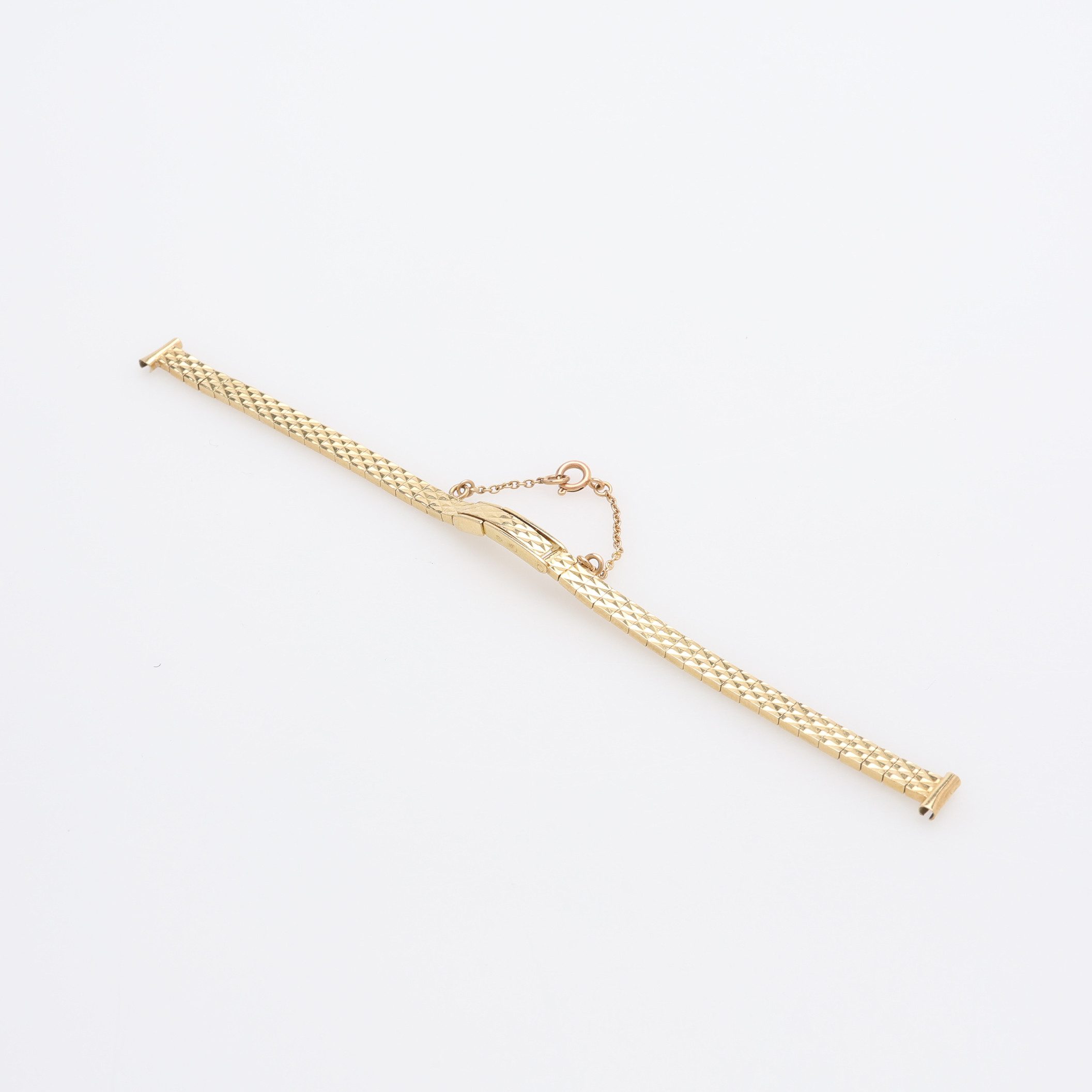 KLOCKARMBAND, 18 K GULD, 12,9 g.