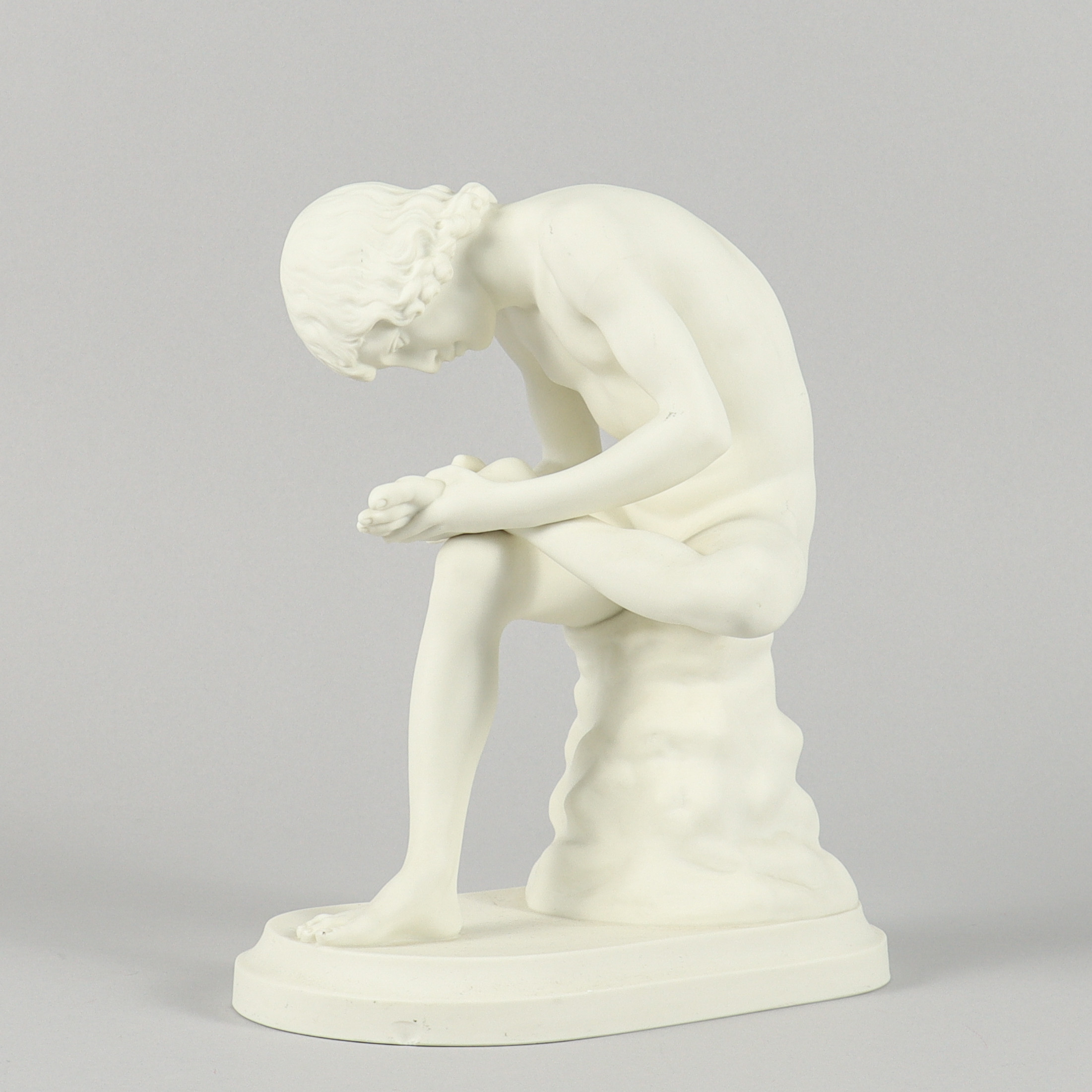 SKULPTUR Gustaf Ericson, Gustavsberg, parian.