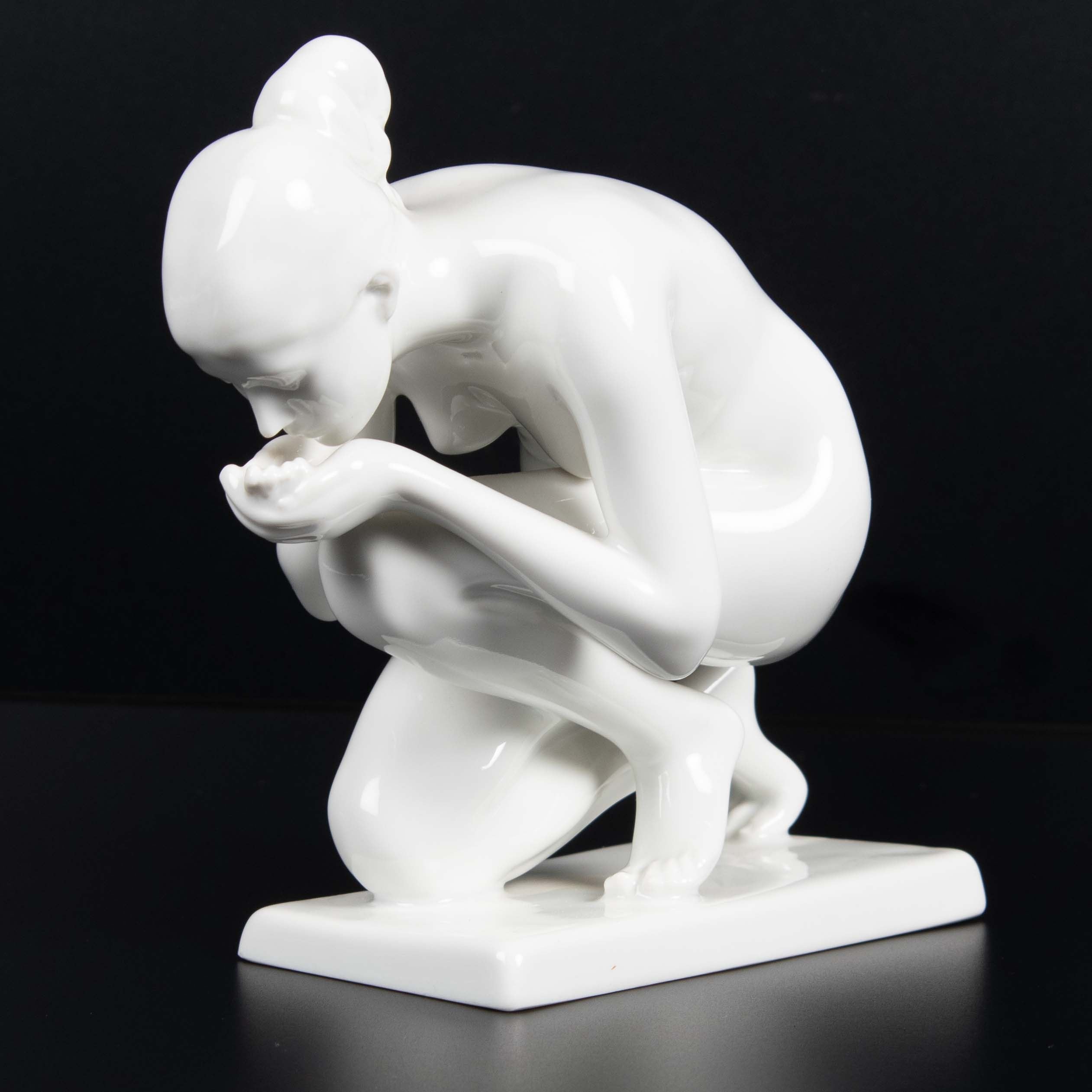 ERNST WENCK. Rosenthal figurin "Drickaren".