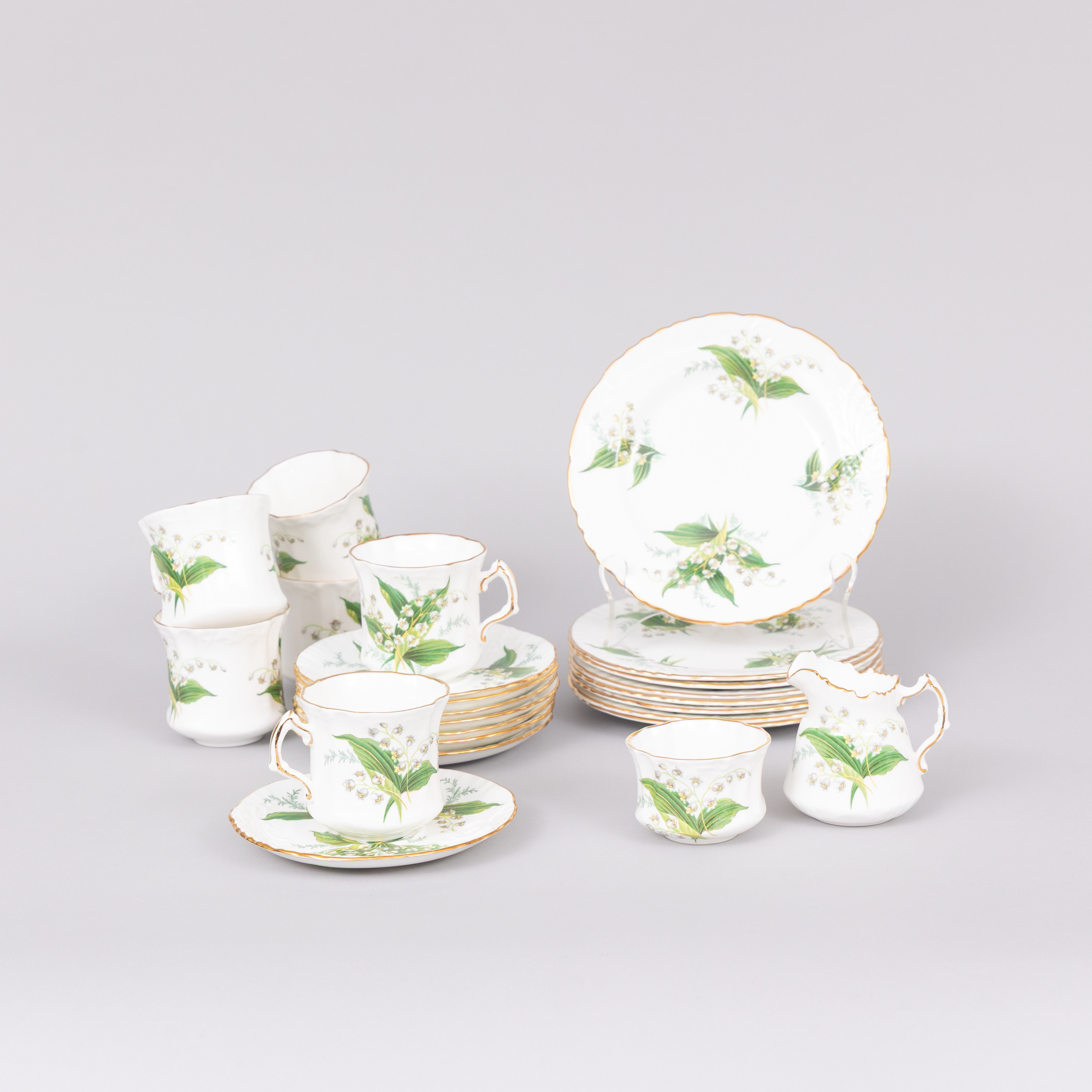 KAFFESERVIS, 24 delar, porslin, Hammersley, England.
