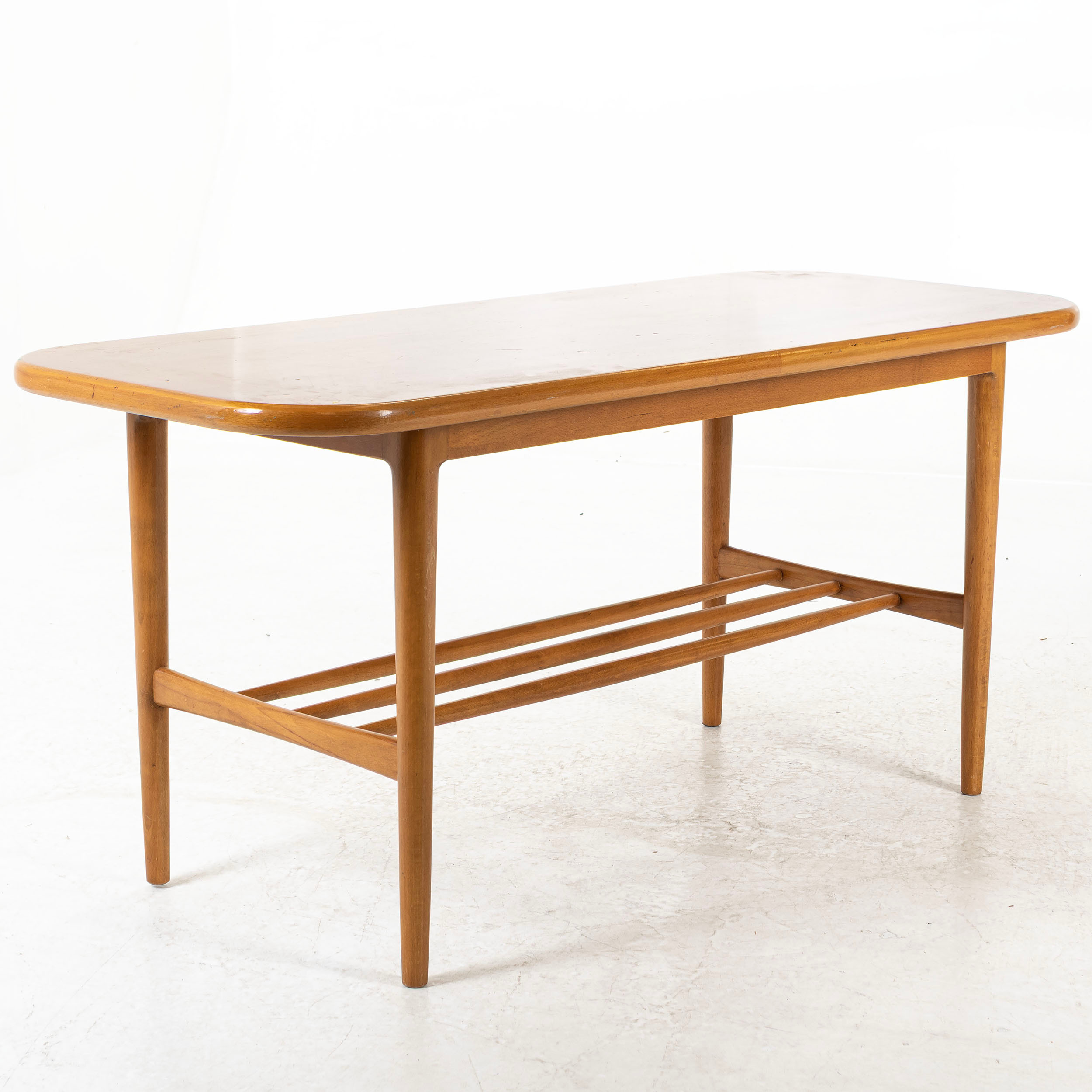 SOFFBORD, teak & bok, AB Svenska möbelfabrikerna, Bodafors, omkring 1900-talets mitt.
