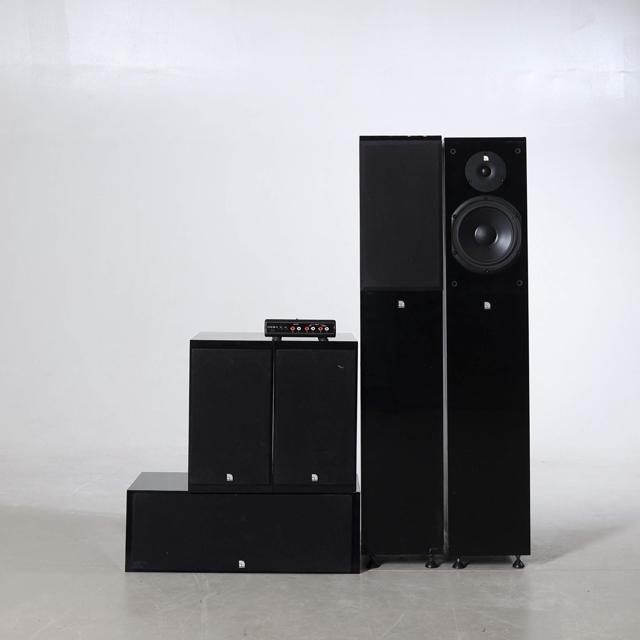 HÖGTALARE, 5 delar, Audio Pro, Black-serien.