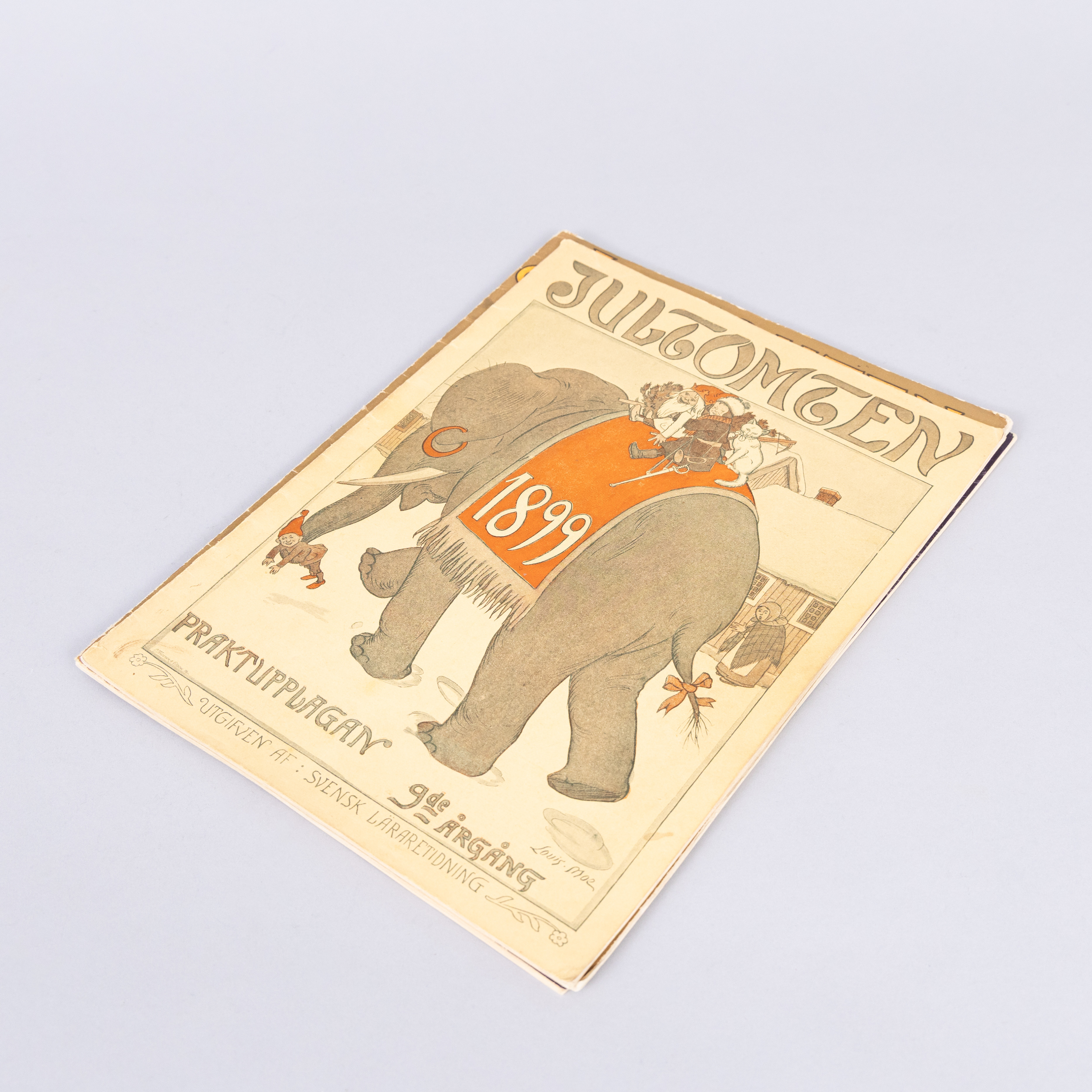JULTIDNINGAR, 3 st. Jultomten 1899-1903-1909.