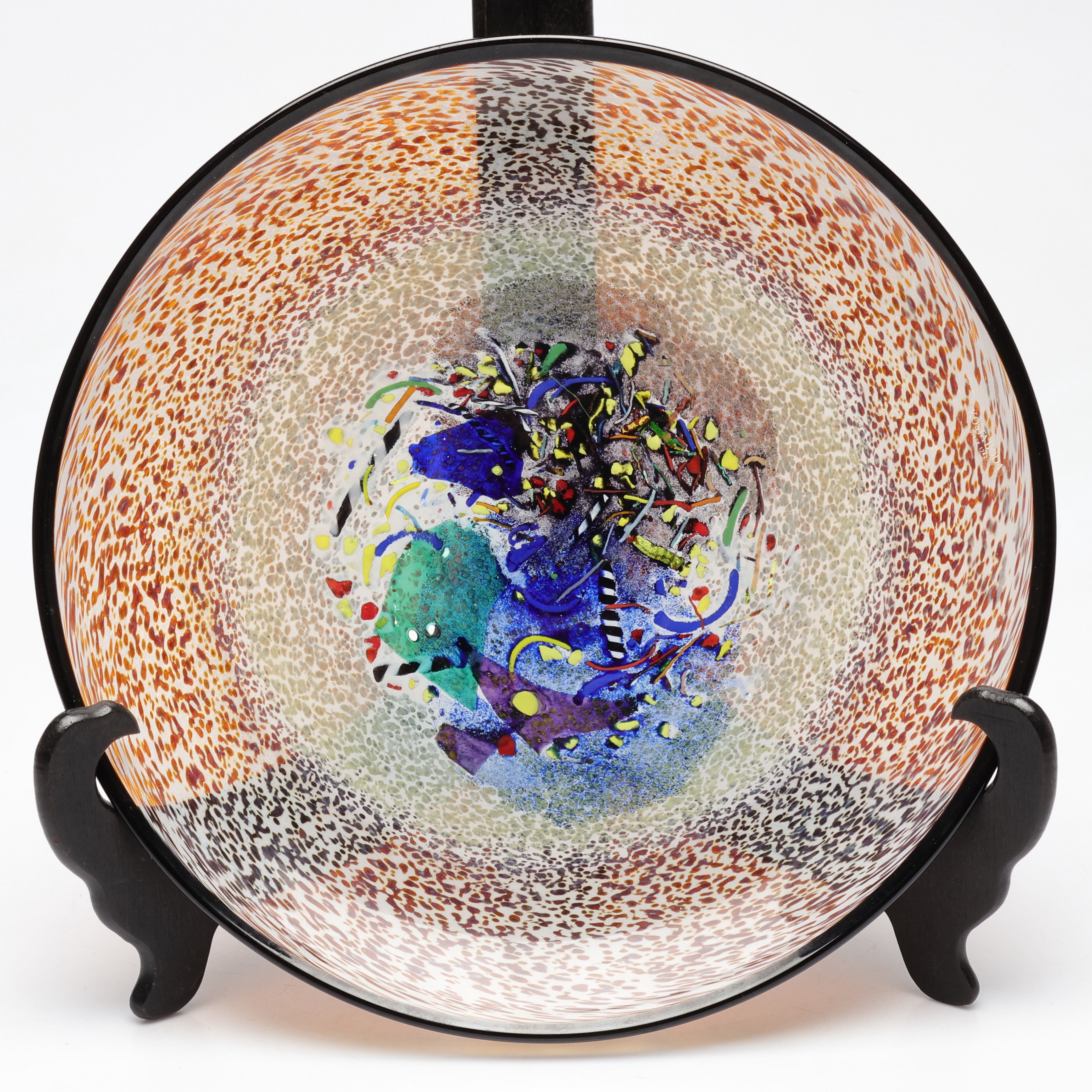 BERTIL VALLIEN. FAT "Meteor", konstglas. Kosta Boda, signerad.
