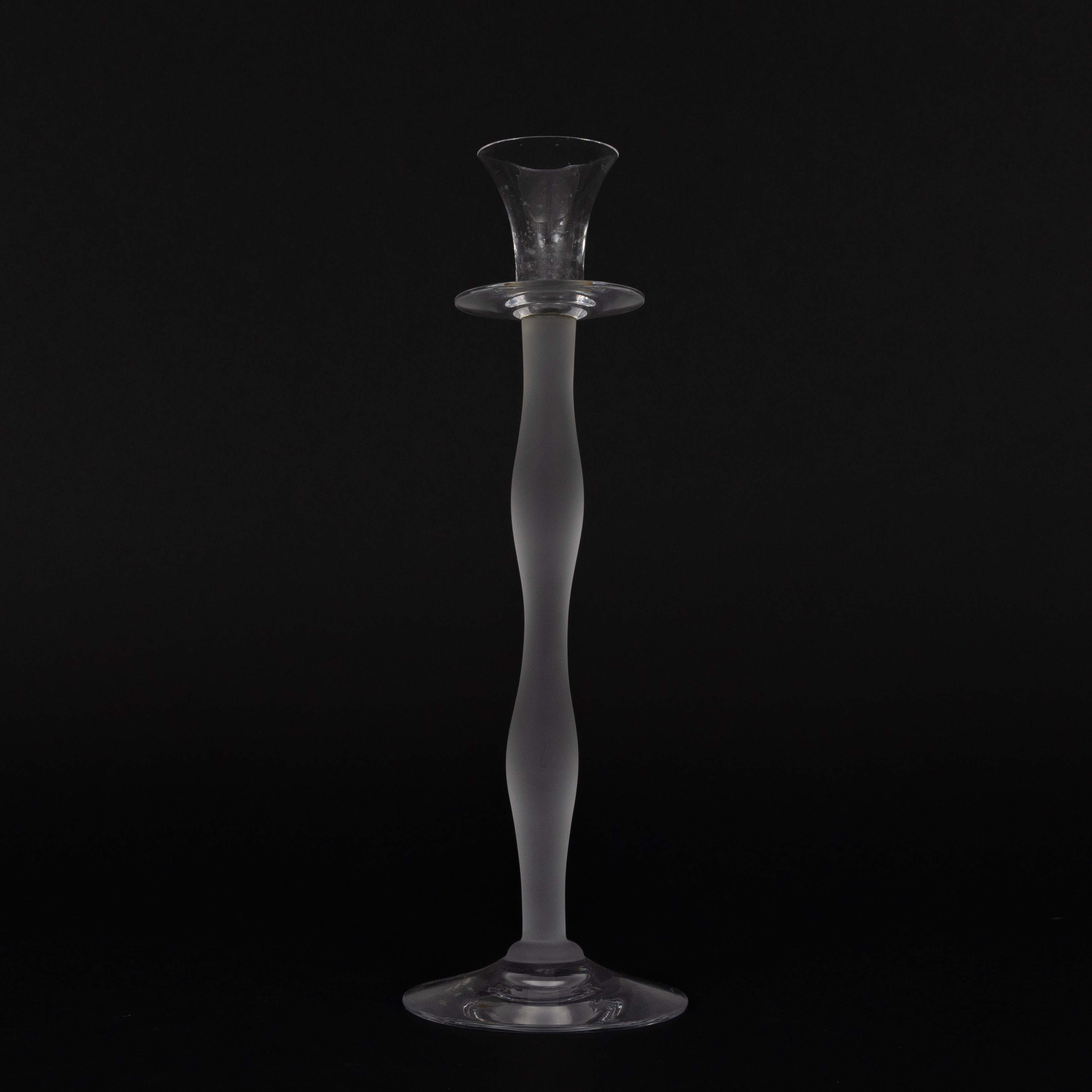 ANNE NILSON. Ljusstake, "Celeste", Orrefors.