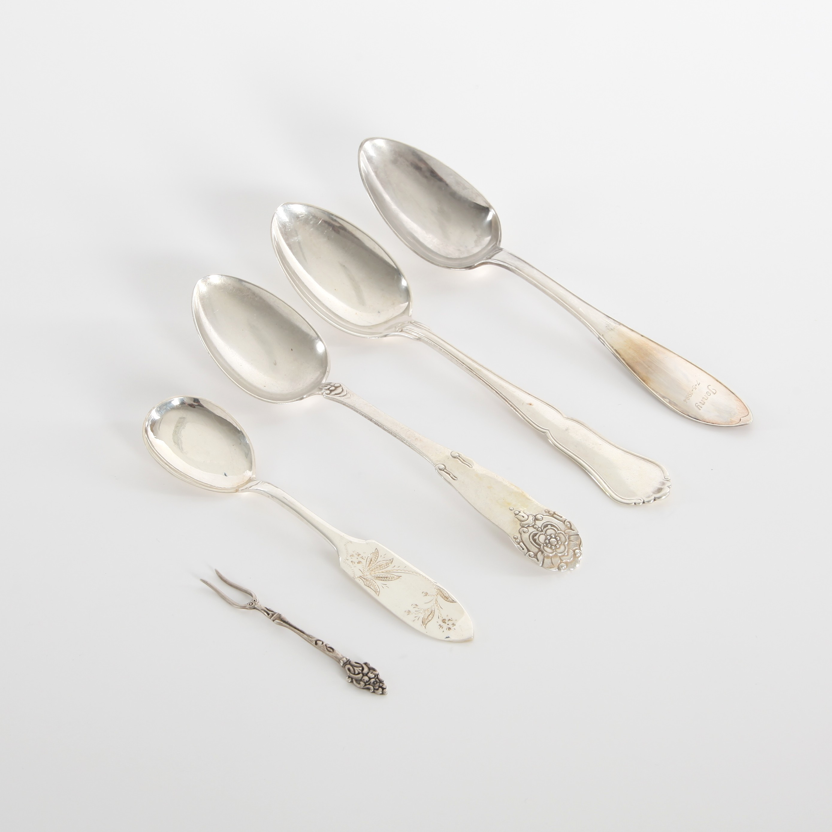 SILVERBESTICK, 5 delar, Sverige/Norge & Danmark, 1900-tal.