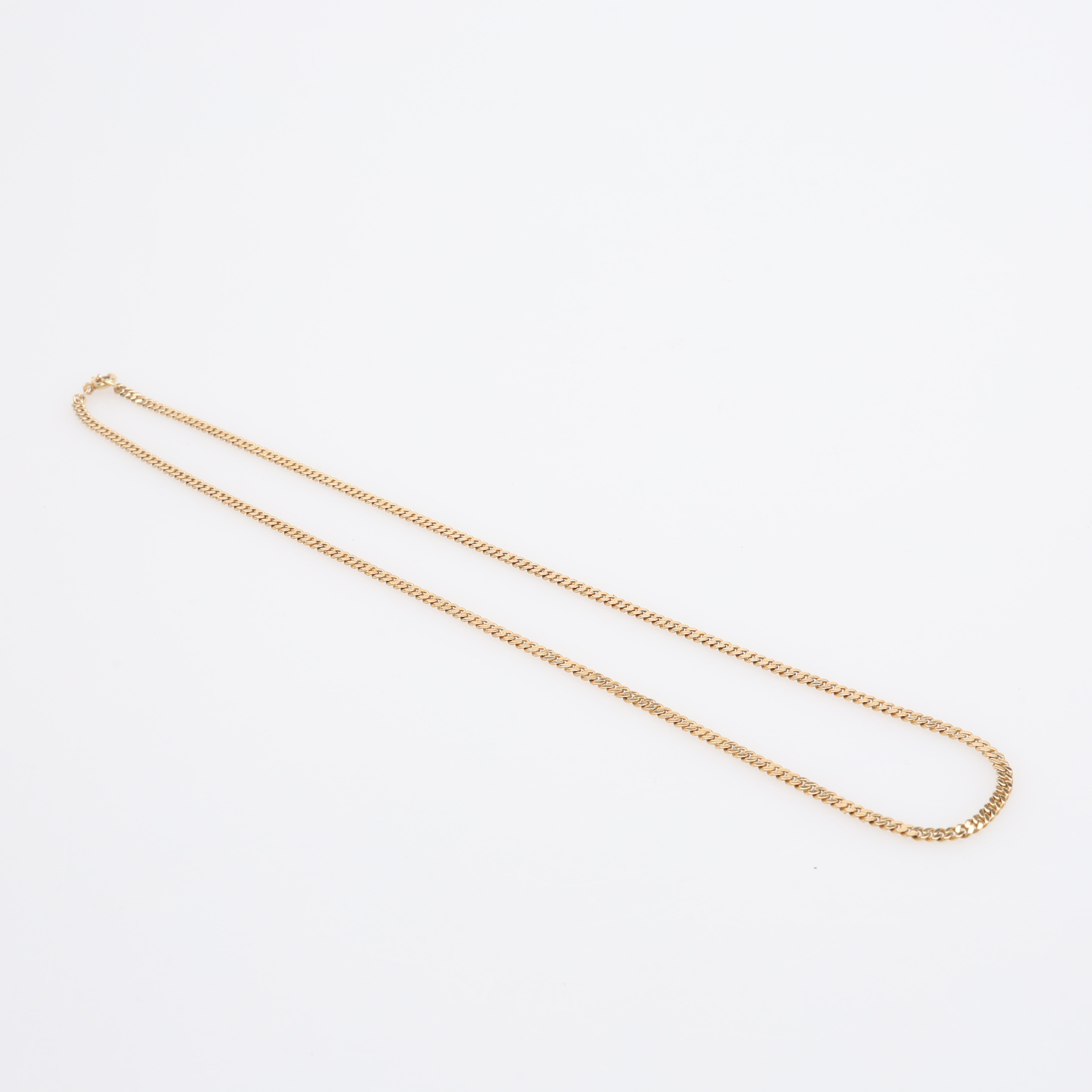 COLLIER, 18 k guld, manglad pansar, 8,5 g.