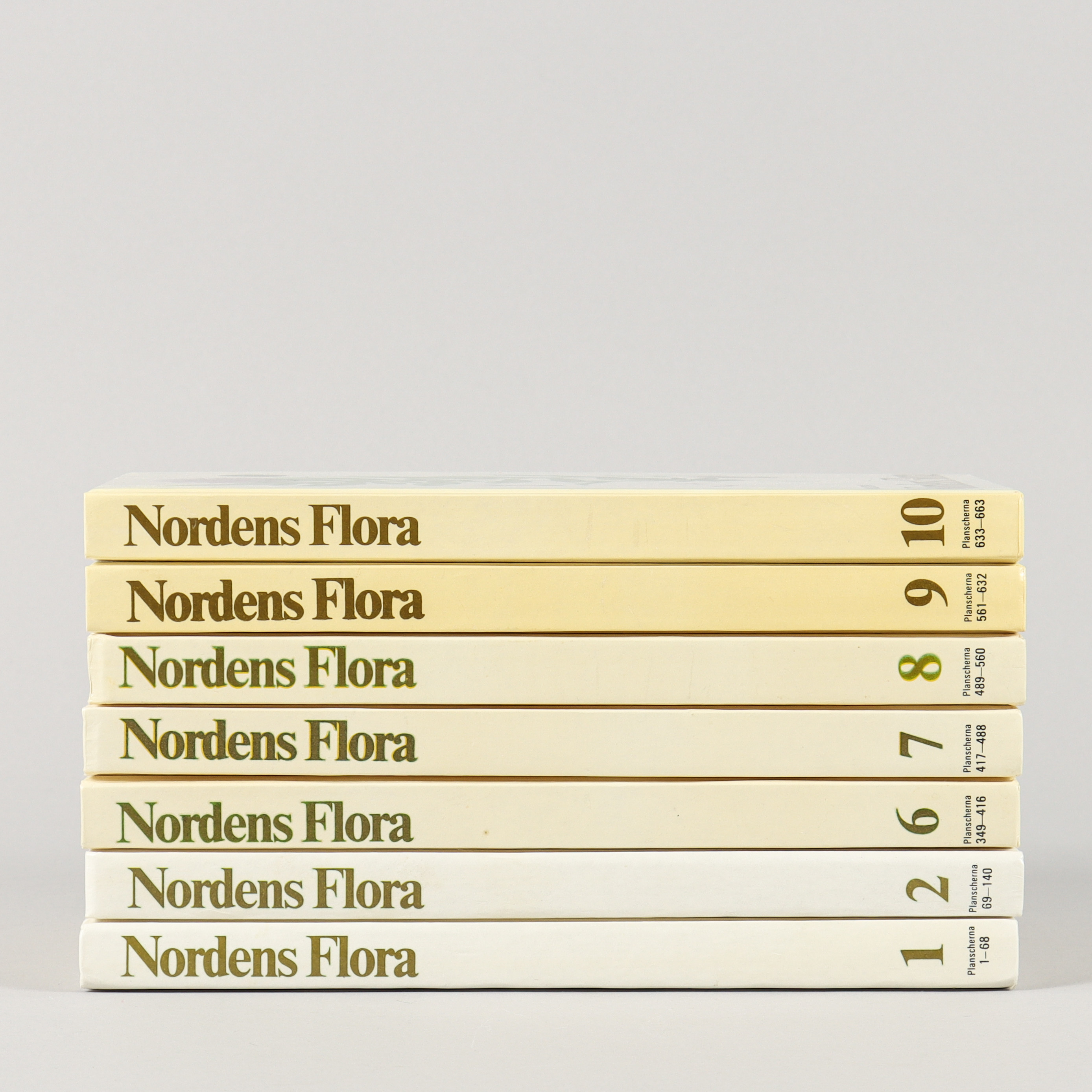 BÖCKER 7 stycken, Nordens Flora, CAM Lindmen.