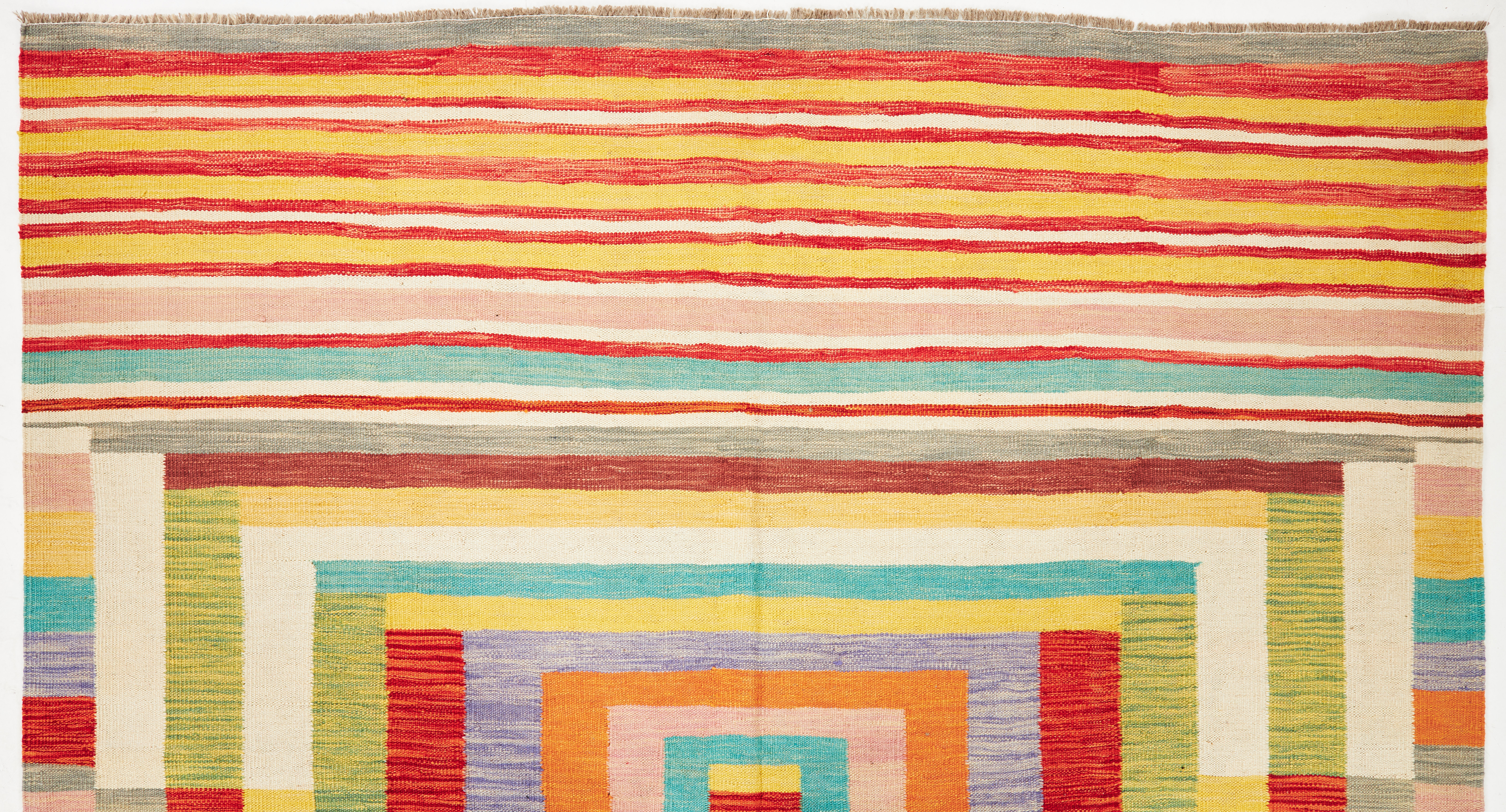 KELIM, Matta, ull, samtida, ca 200 x 194 cm.
