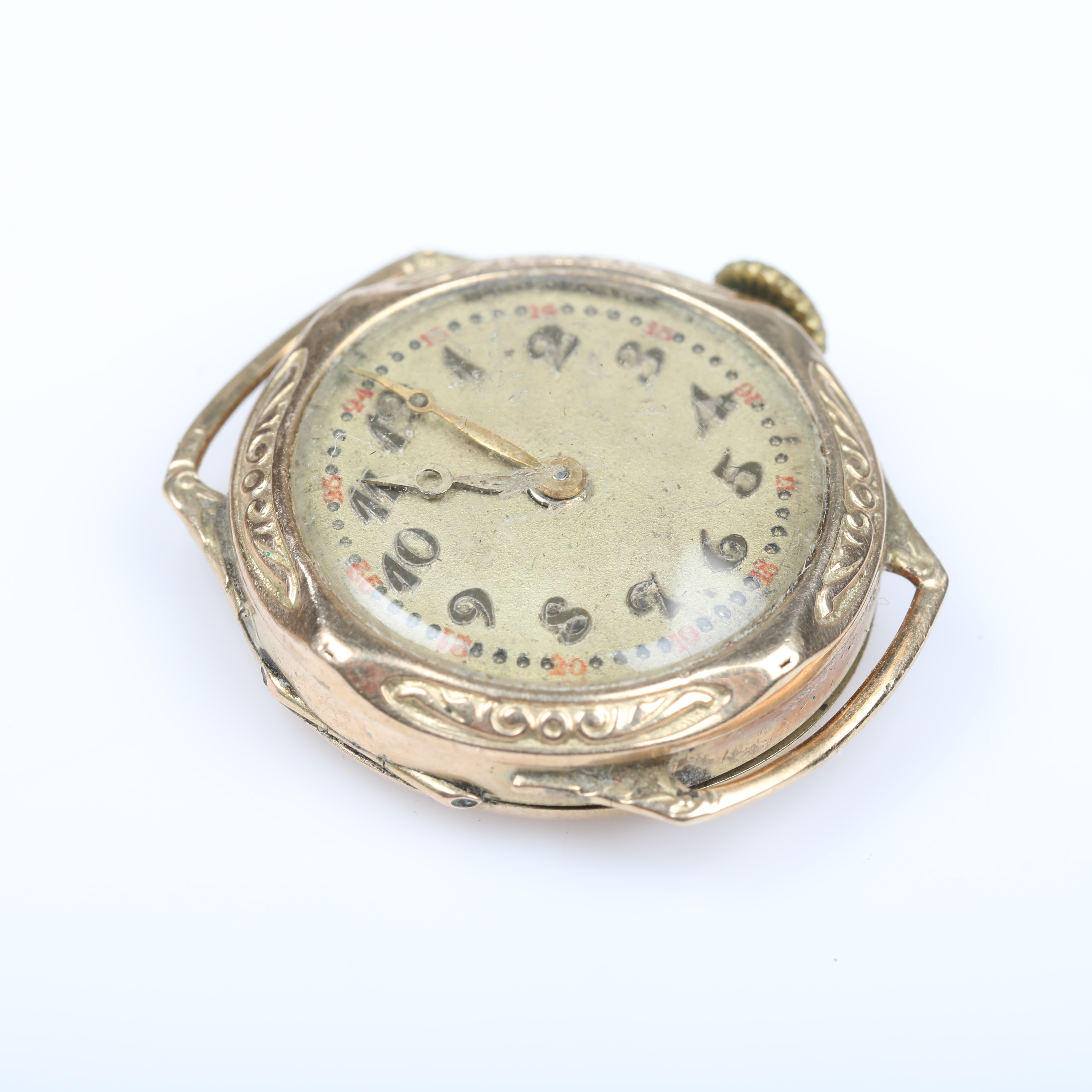 DAMARMBANDSUR, 14 K guld.