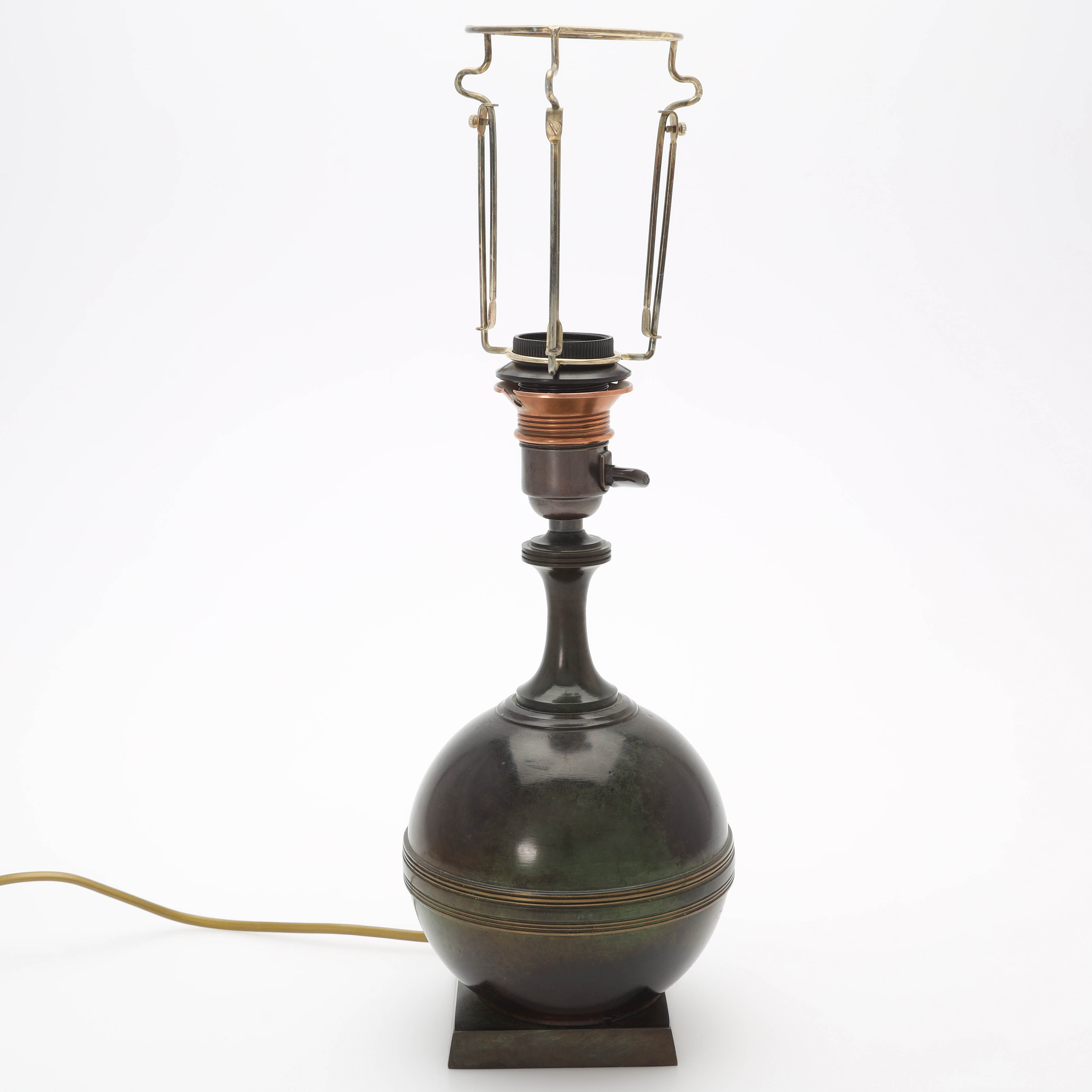 BORDSLAMPA, brons, modell 58, art deco, GAB, 1900-talets första hälft.