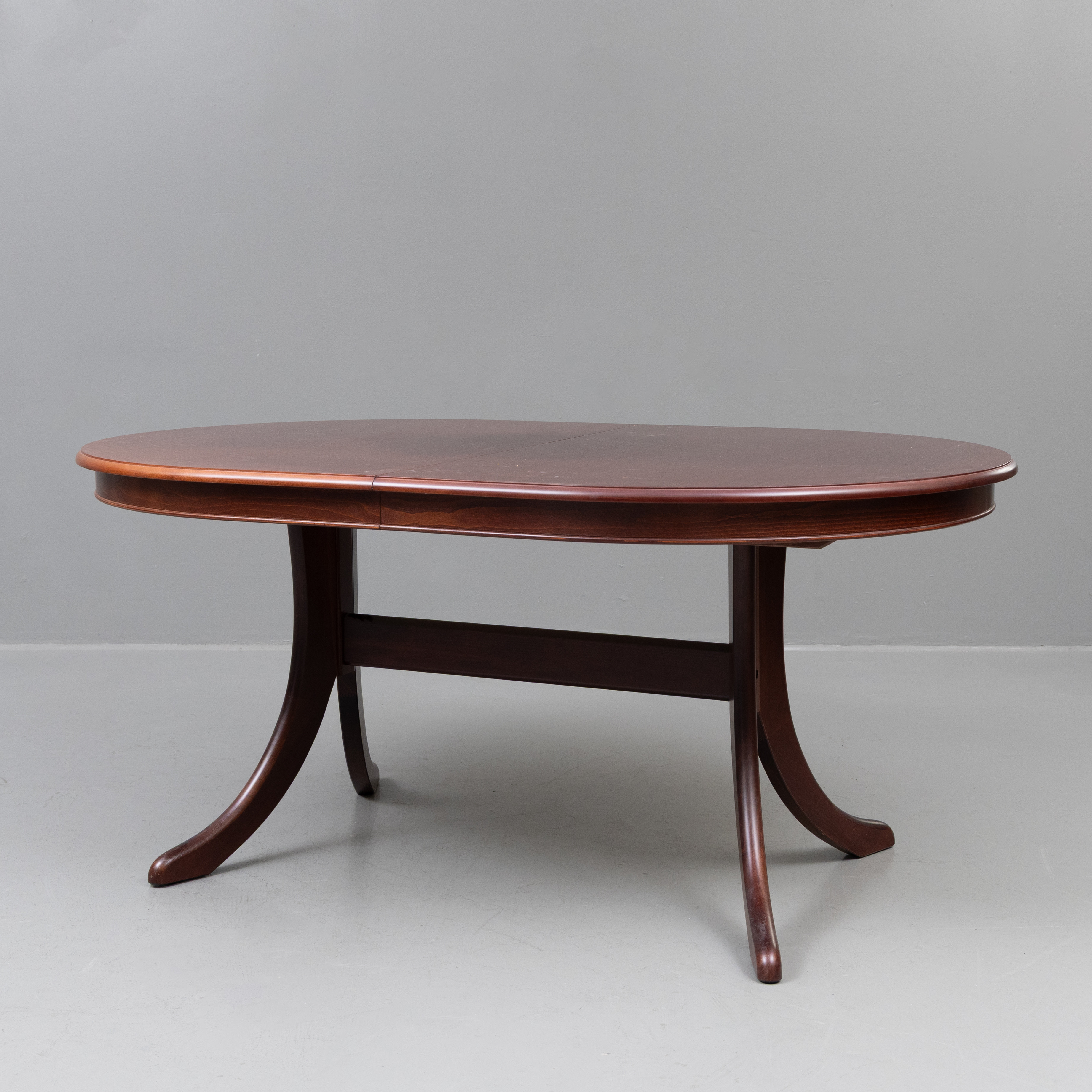 MATBORD, 2 delar, mahognyfanér, 1900-talets.