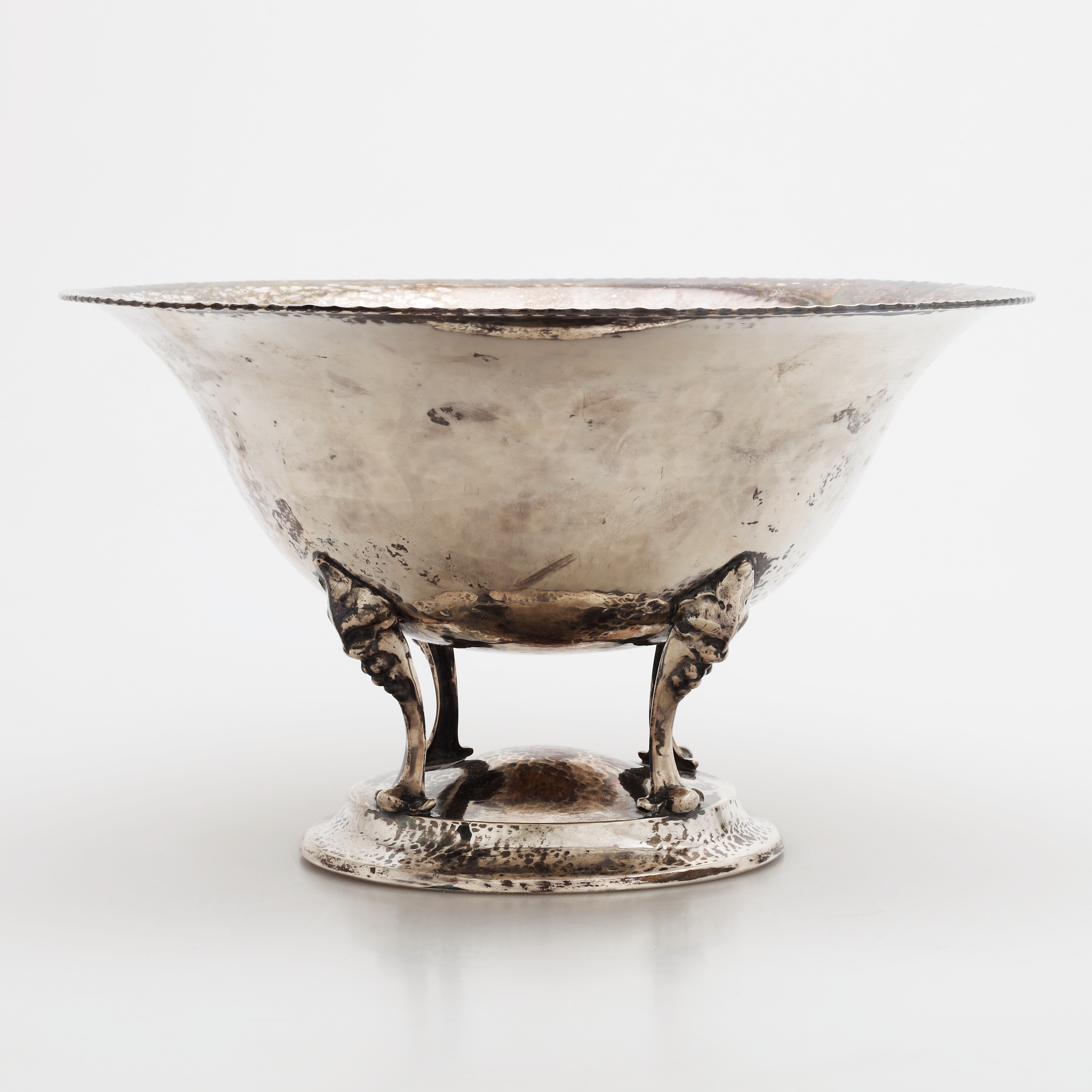 SKÅL PÅ FOT, silver, K. Andersson, Stockholm 1929, vikt 696 gram.
