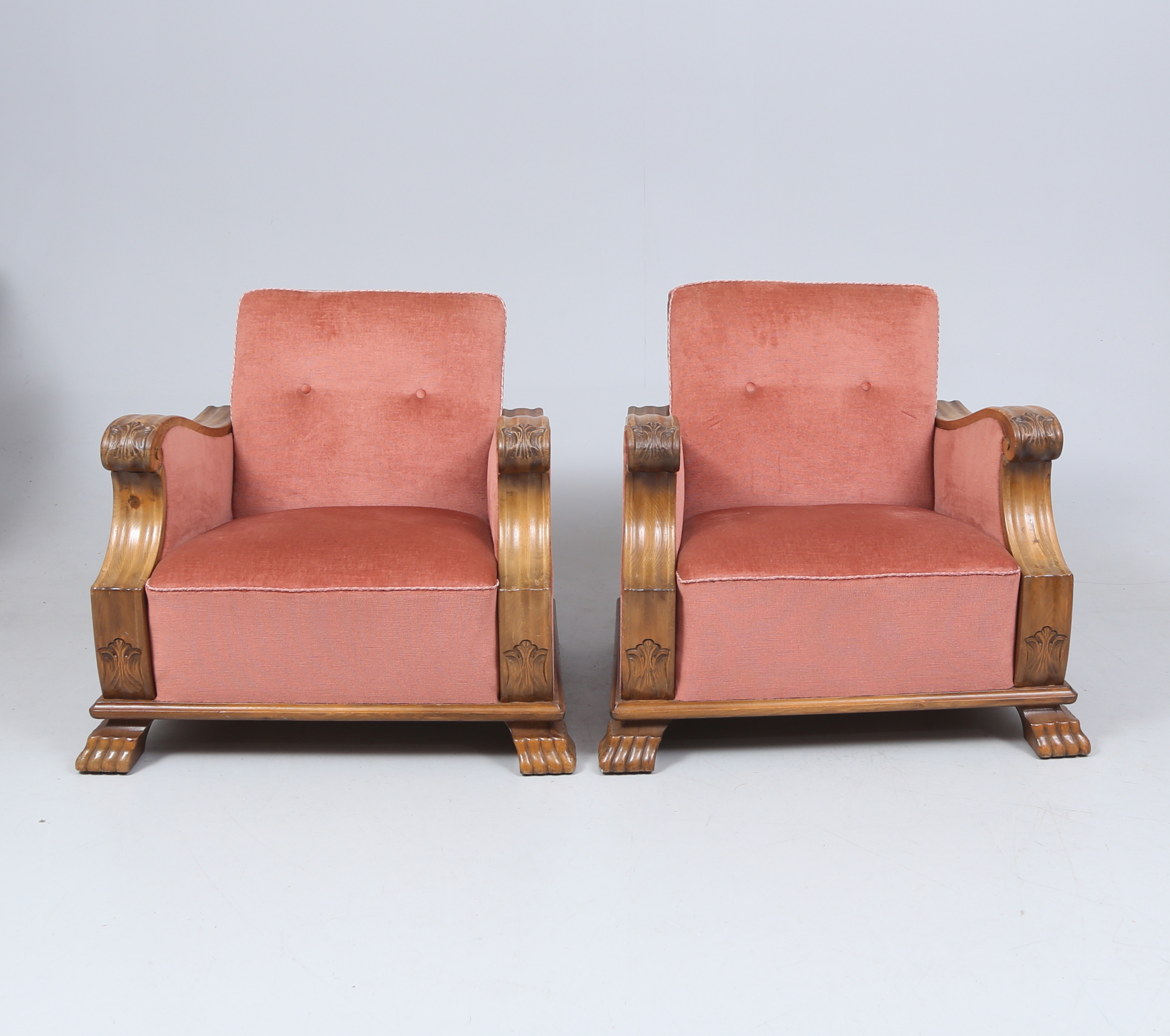 FÅTÖLJER ett par, art deco, 1930/40-tal.