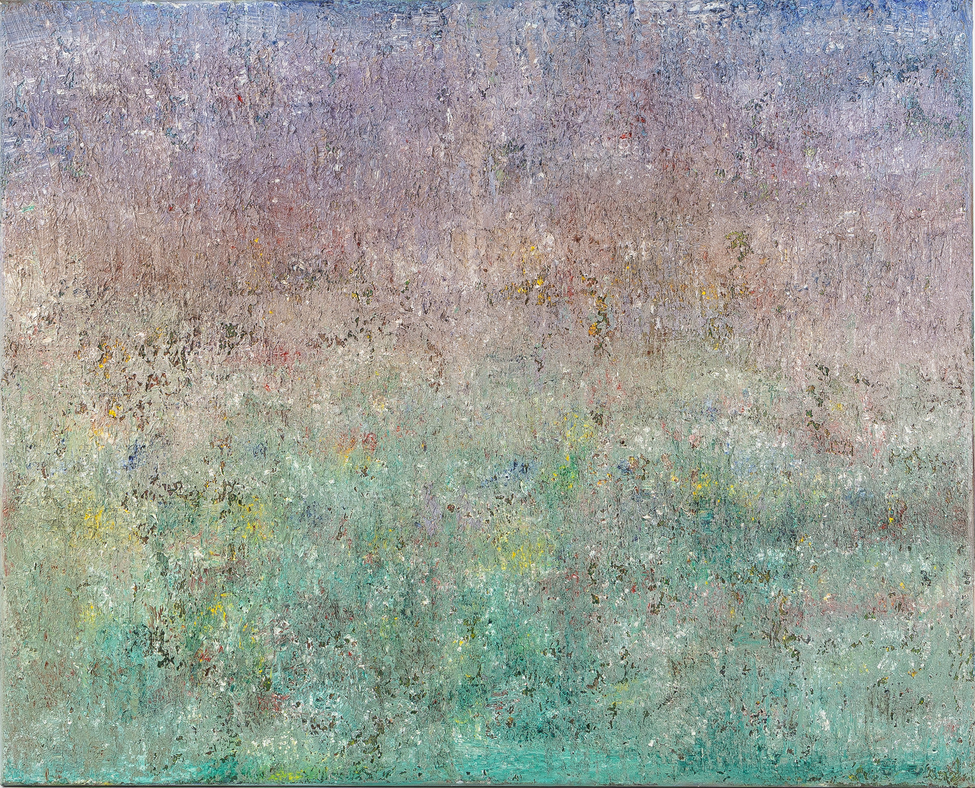 LAJOS FLESSER. "Shadow in the forest", olja på duk.