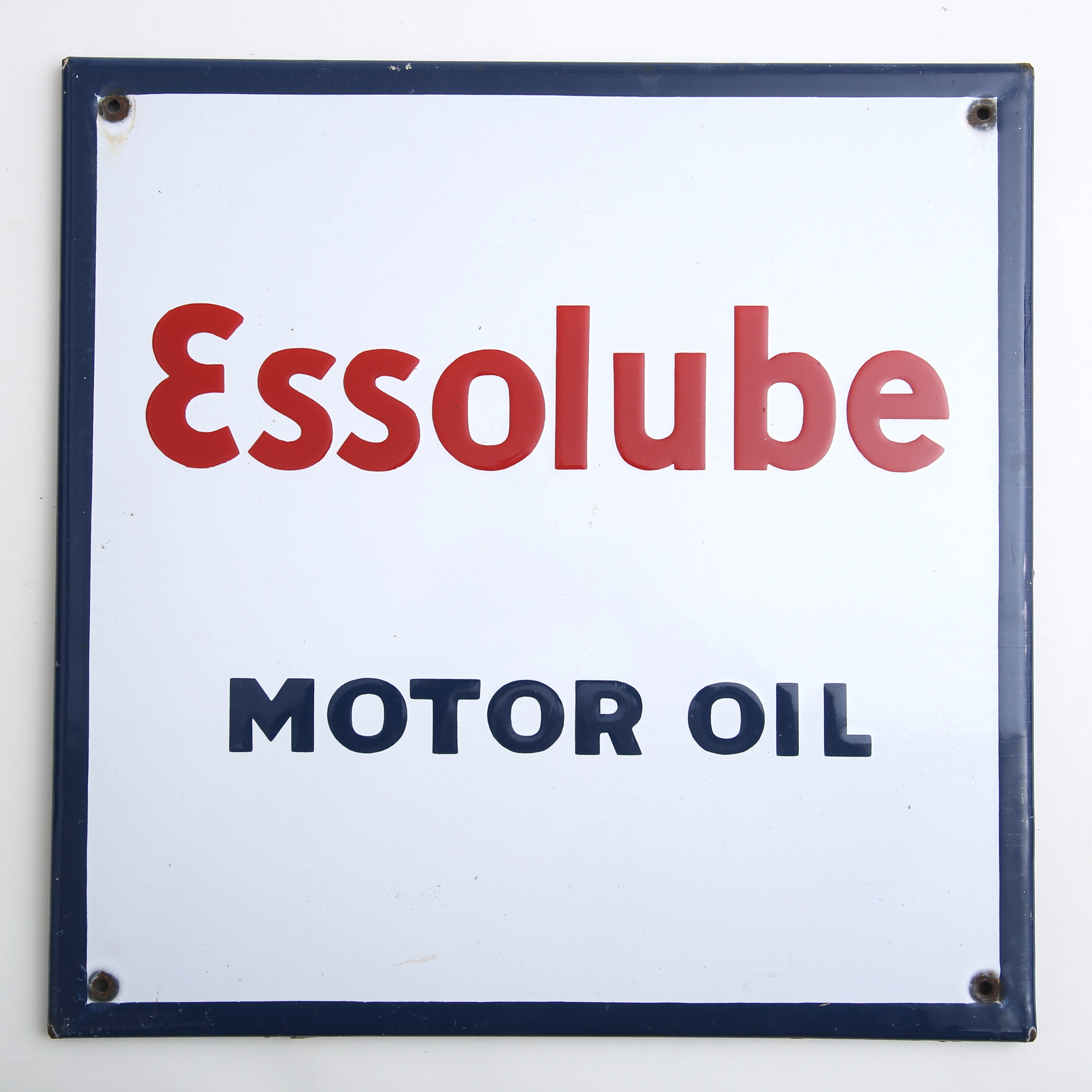 EMALJSKYLT, Essolube Motoroil, 1900-talets första hälft.