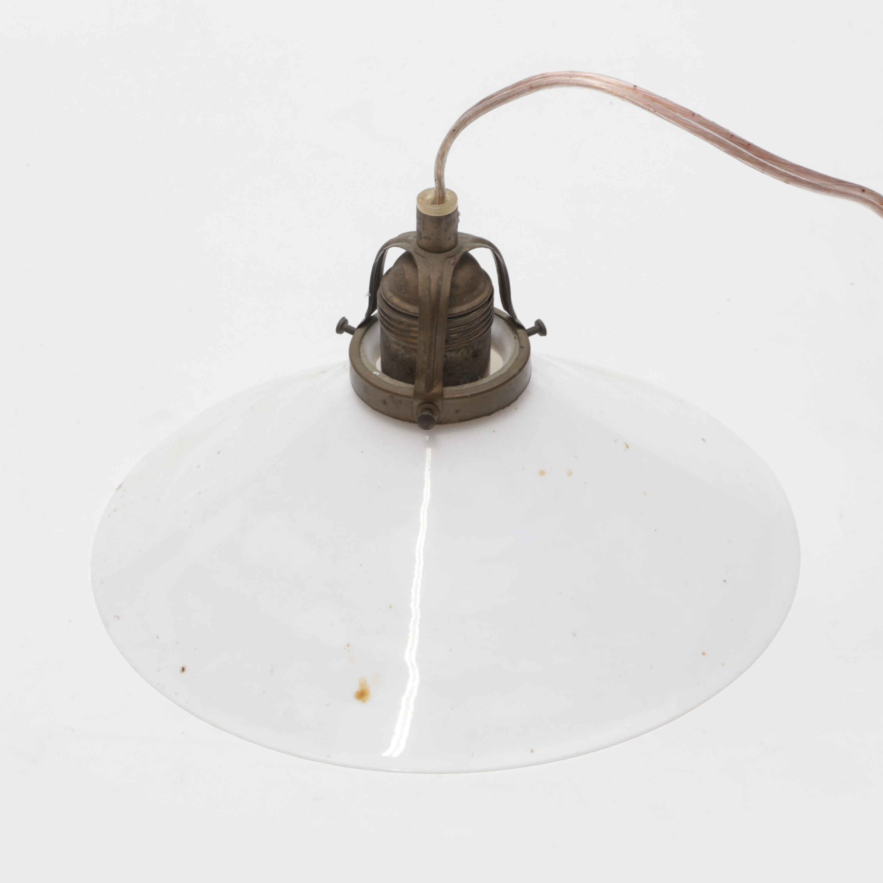 TAKLAMPA, glas/metall, Skomakartyp.