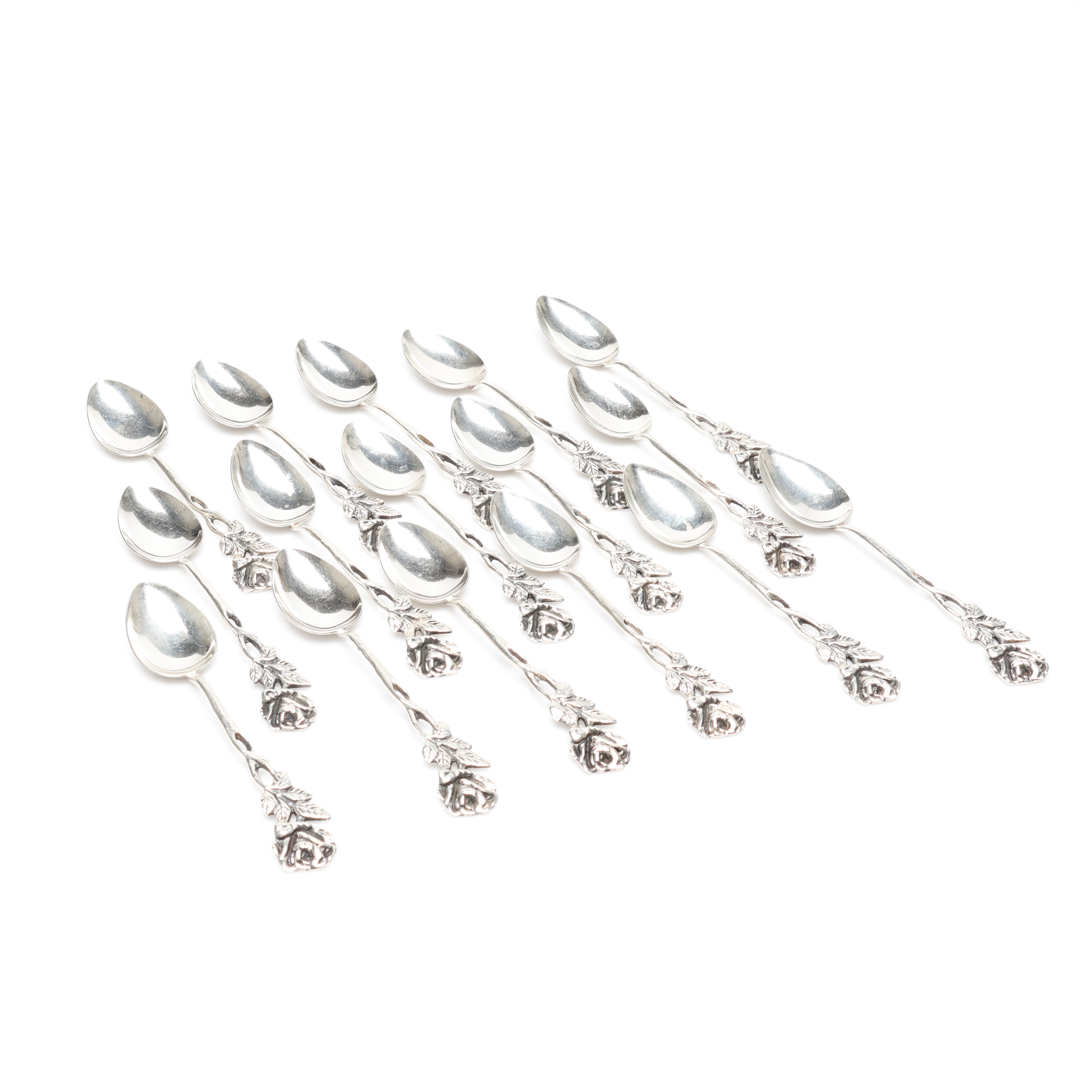 SKEDAR, 16 st, silver, vikt ca 188 gram.
