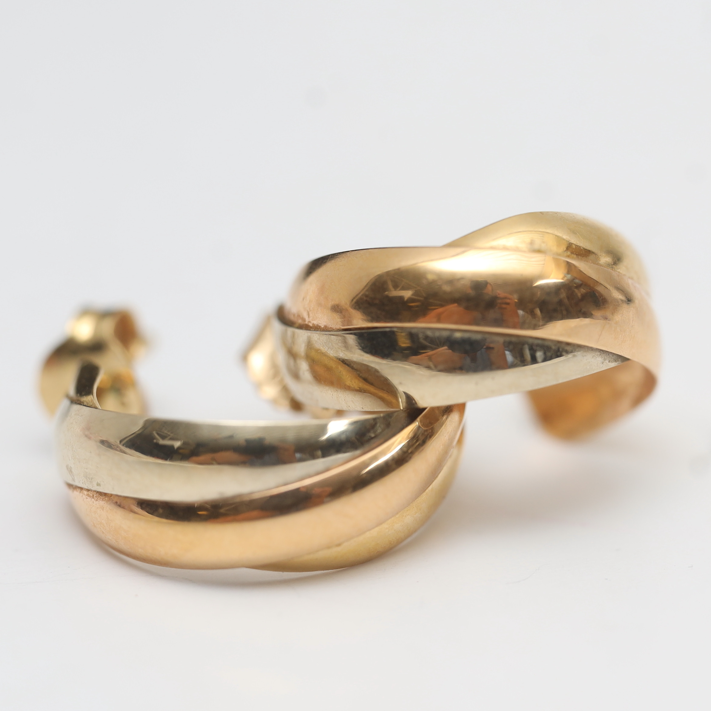 ÖRHÄNGEN ETT PAR, 18k, guld.