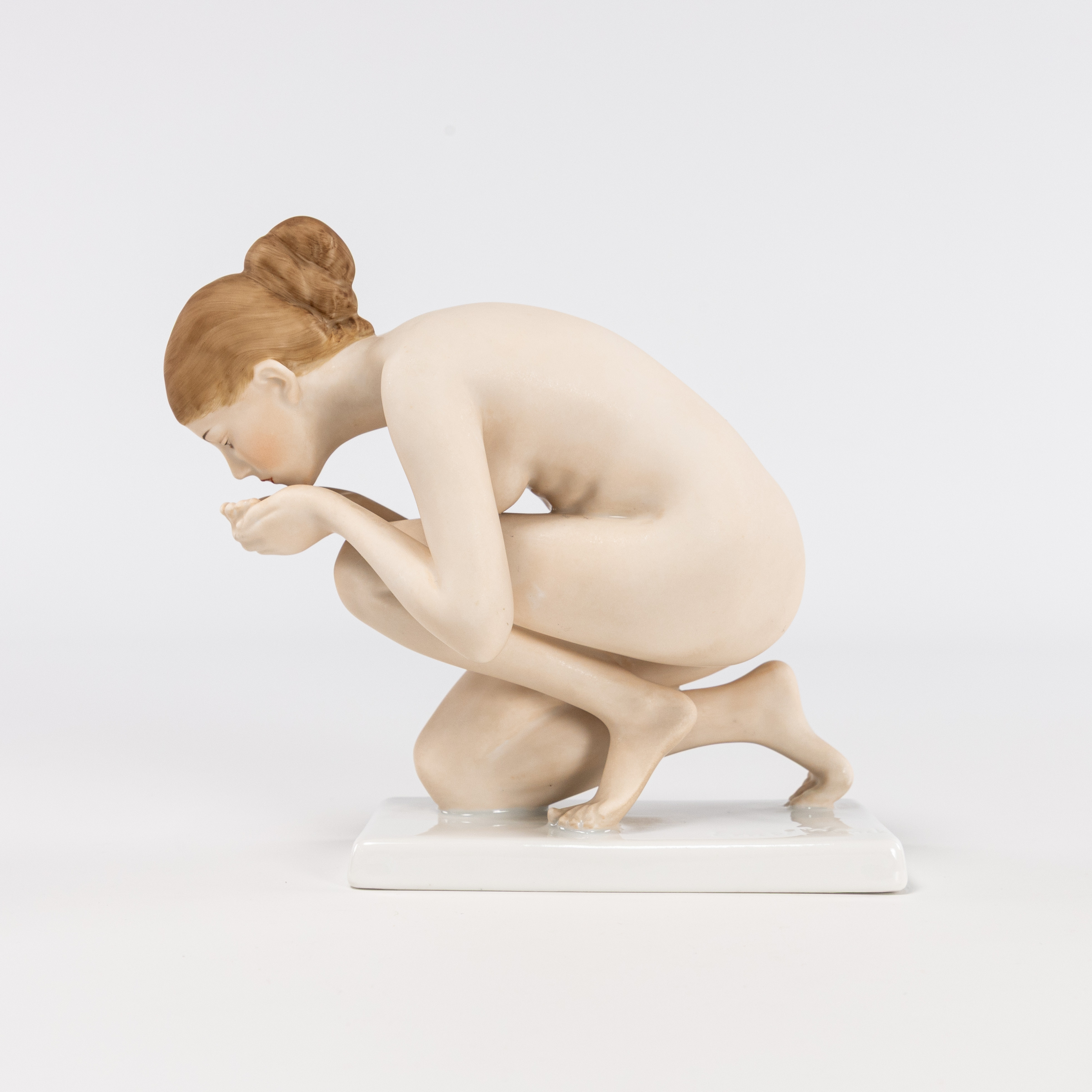 ERNST WENCK. Porslinsfigurin, Rosenthal, Tyskland.