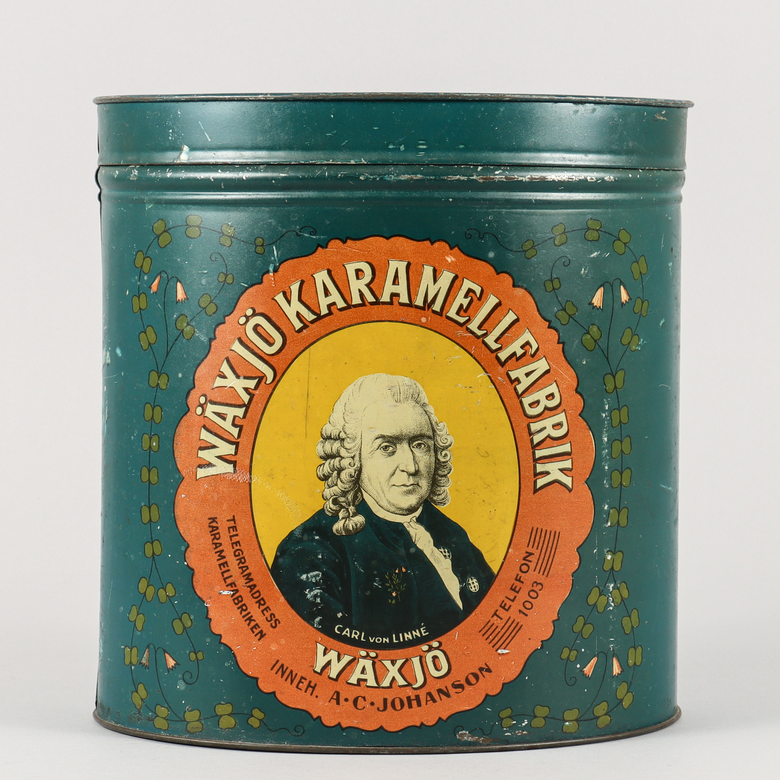 BURK plåt, Wäxjö Karamellfabrik.