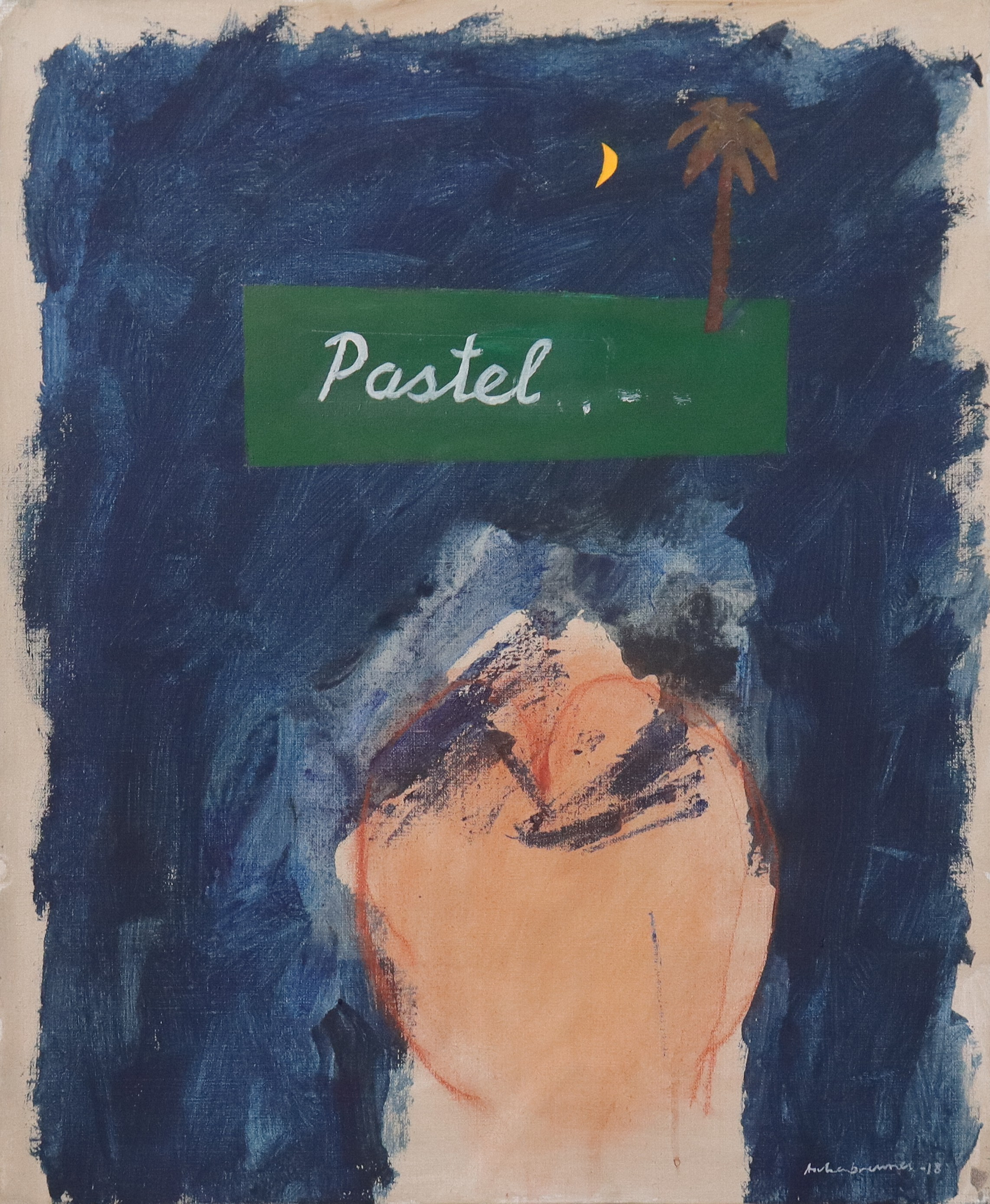 LENNART ASCHENBRENNER. olja på duk, 1-XI-18 "Pastel".