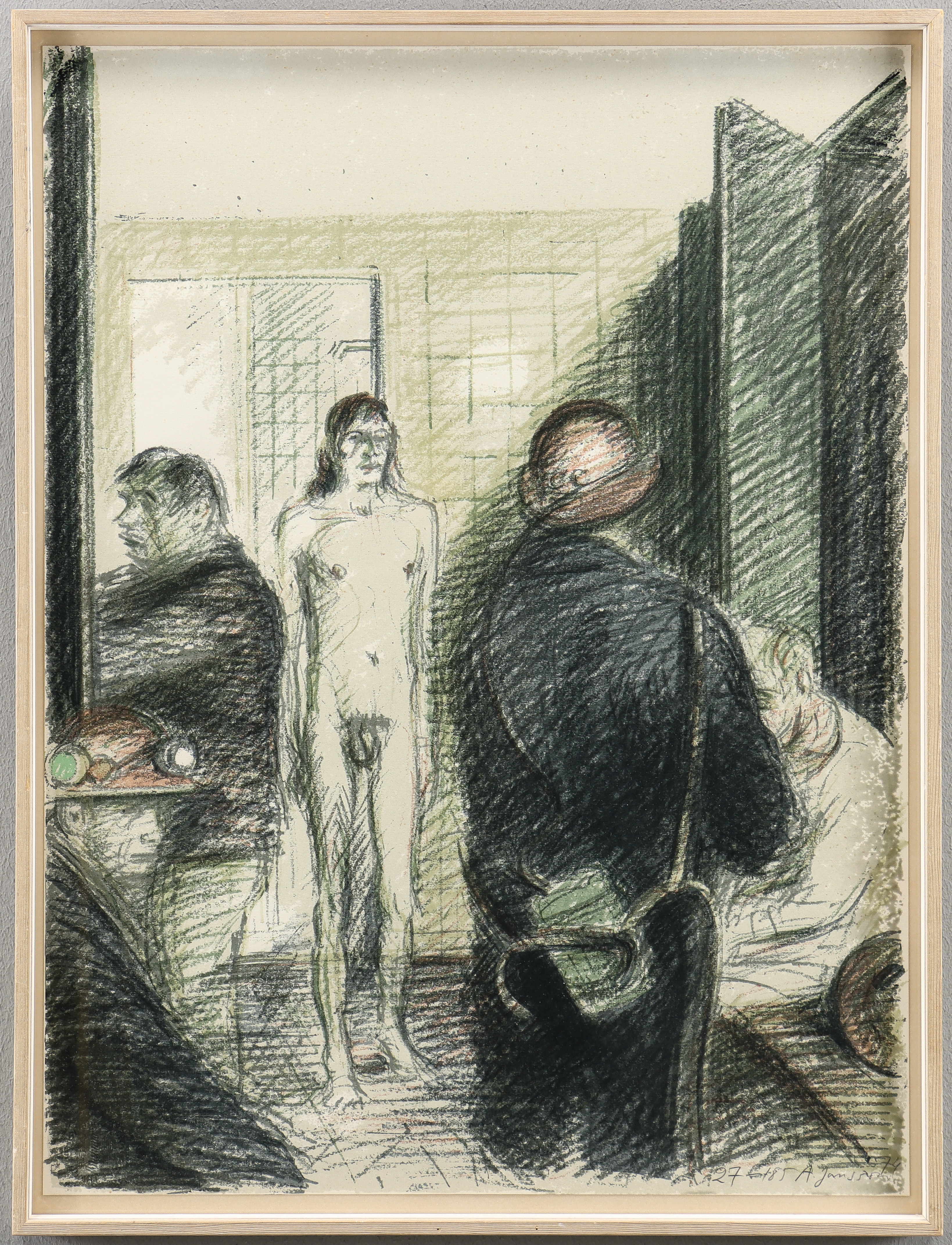 ALVAR JANSSON. serigrafi 27/185, signerad.