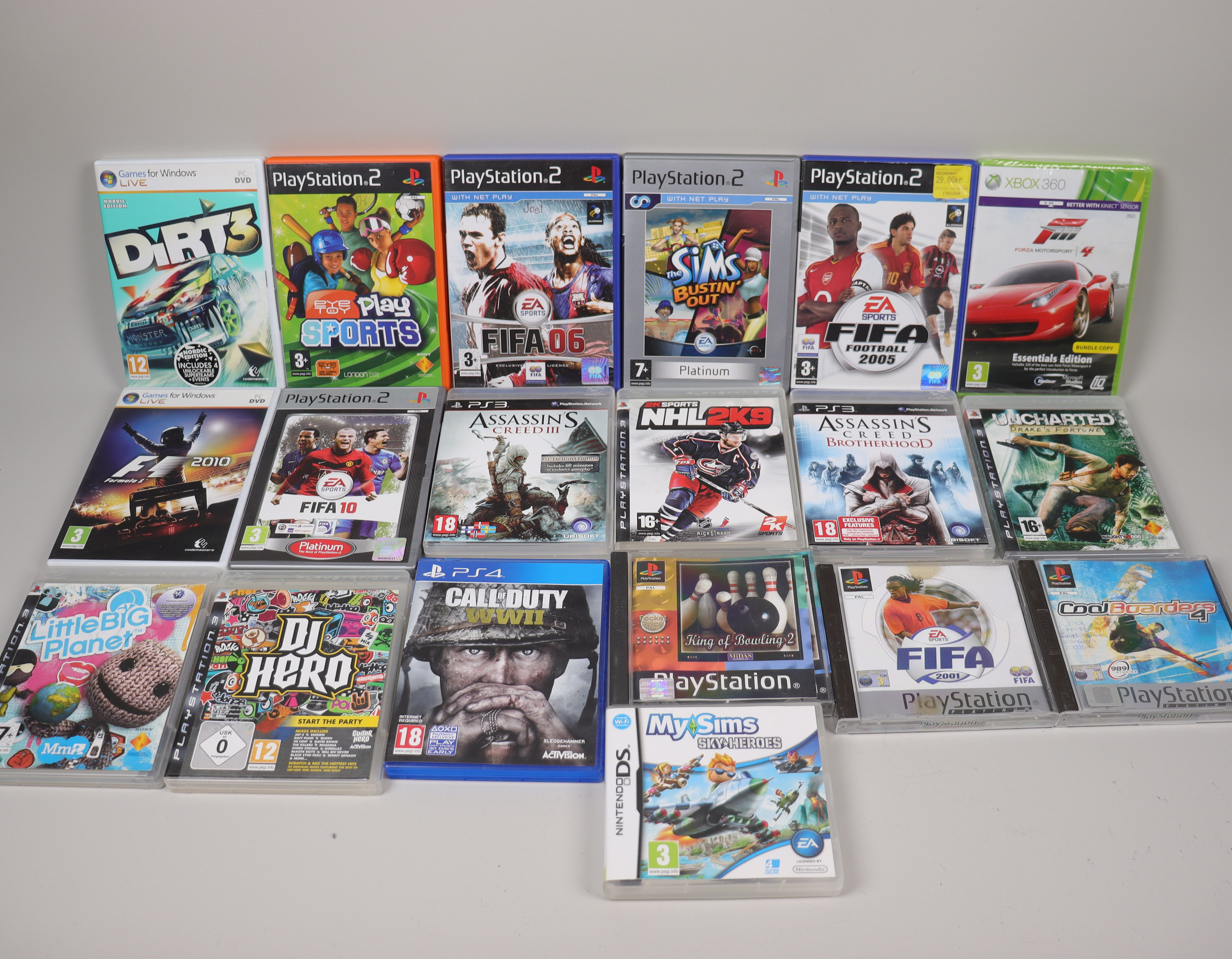 SPEL, Playstation, Xbox, Nintendo DS, 19 st.