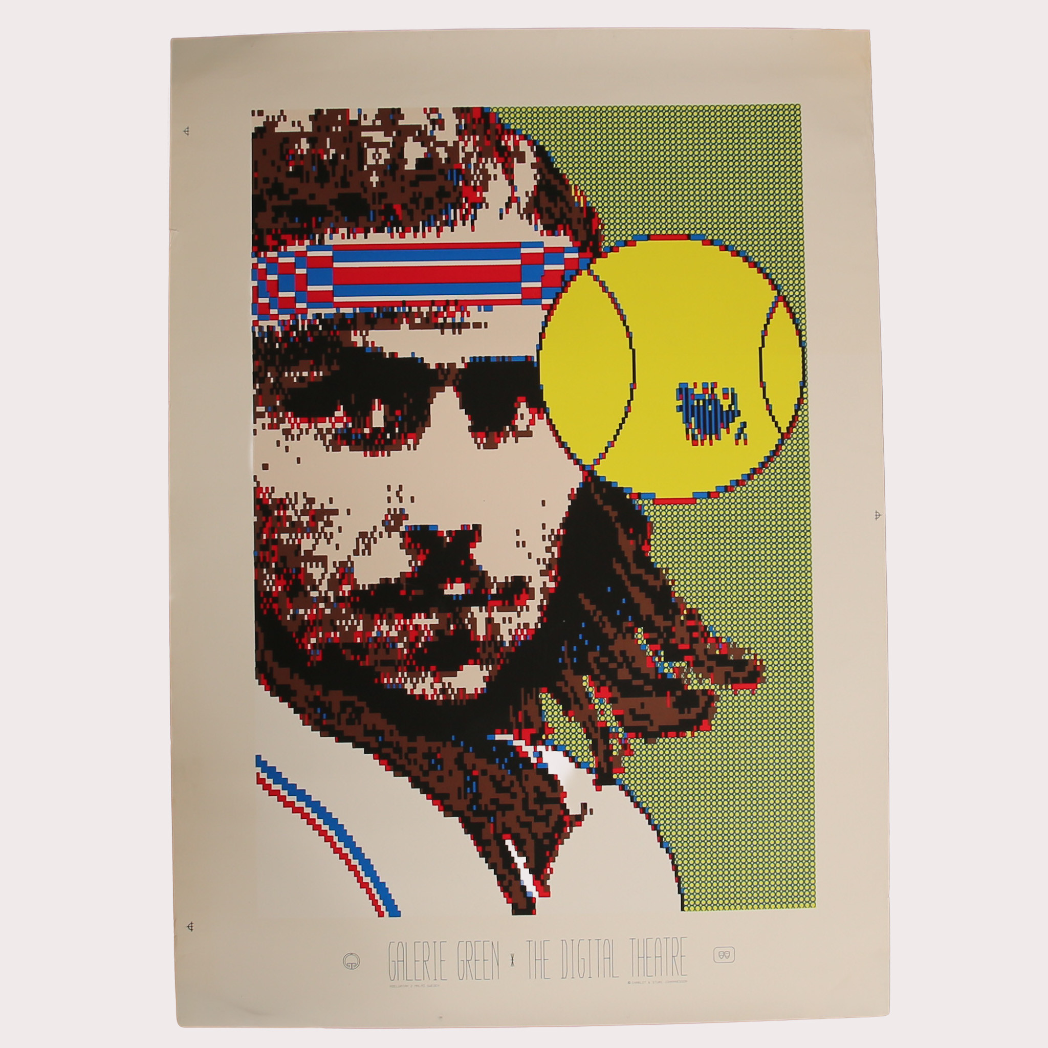 STURE JOHANNESSON/CHARLOTTE JOHANNESSON. "Björn Borg", färgseriegrafi, Galerie Green.