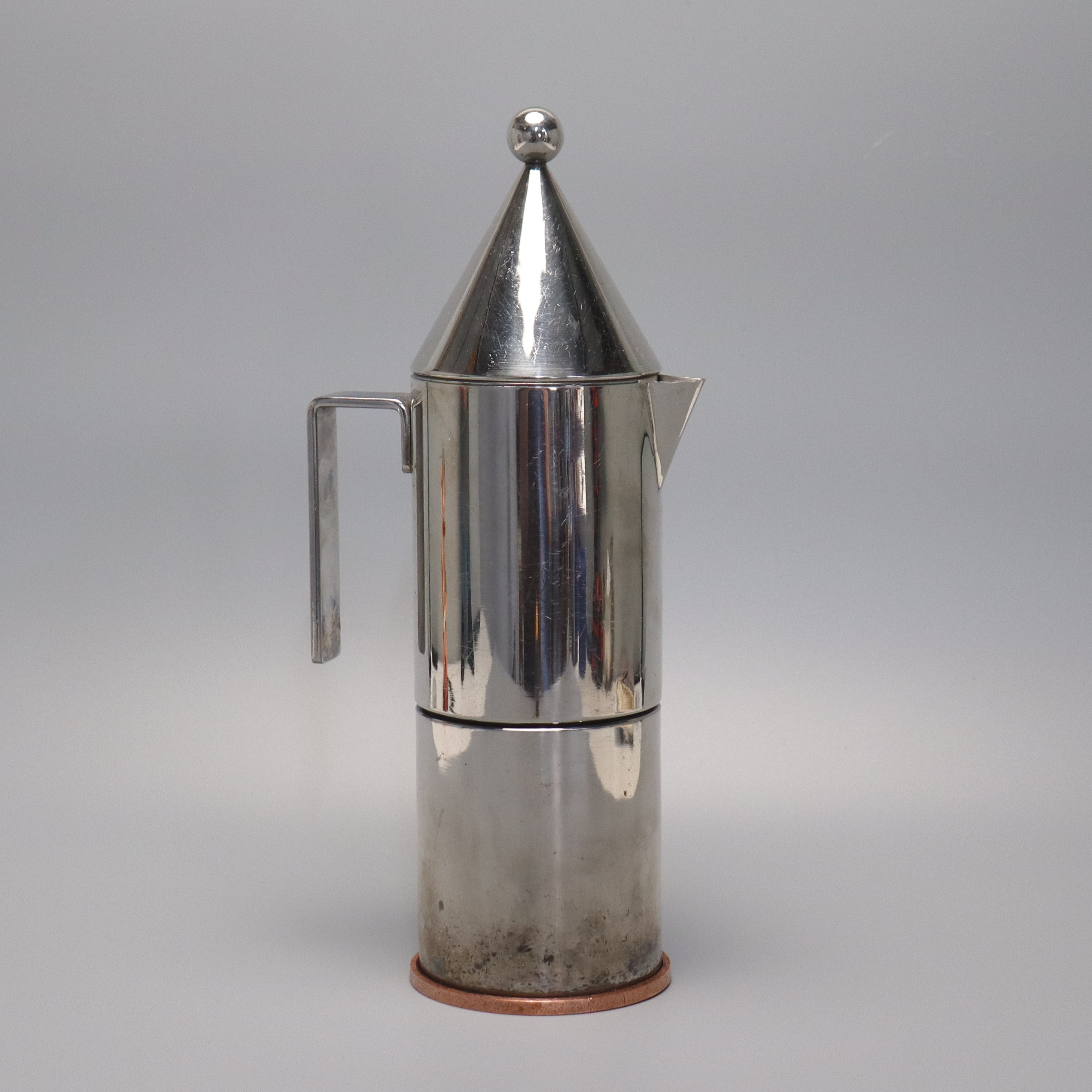 ESPRESSOBRYGGARE, "La Conica", Aldo Rossi, Alessi, 1900-talets senare del.