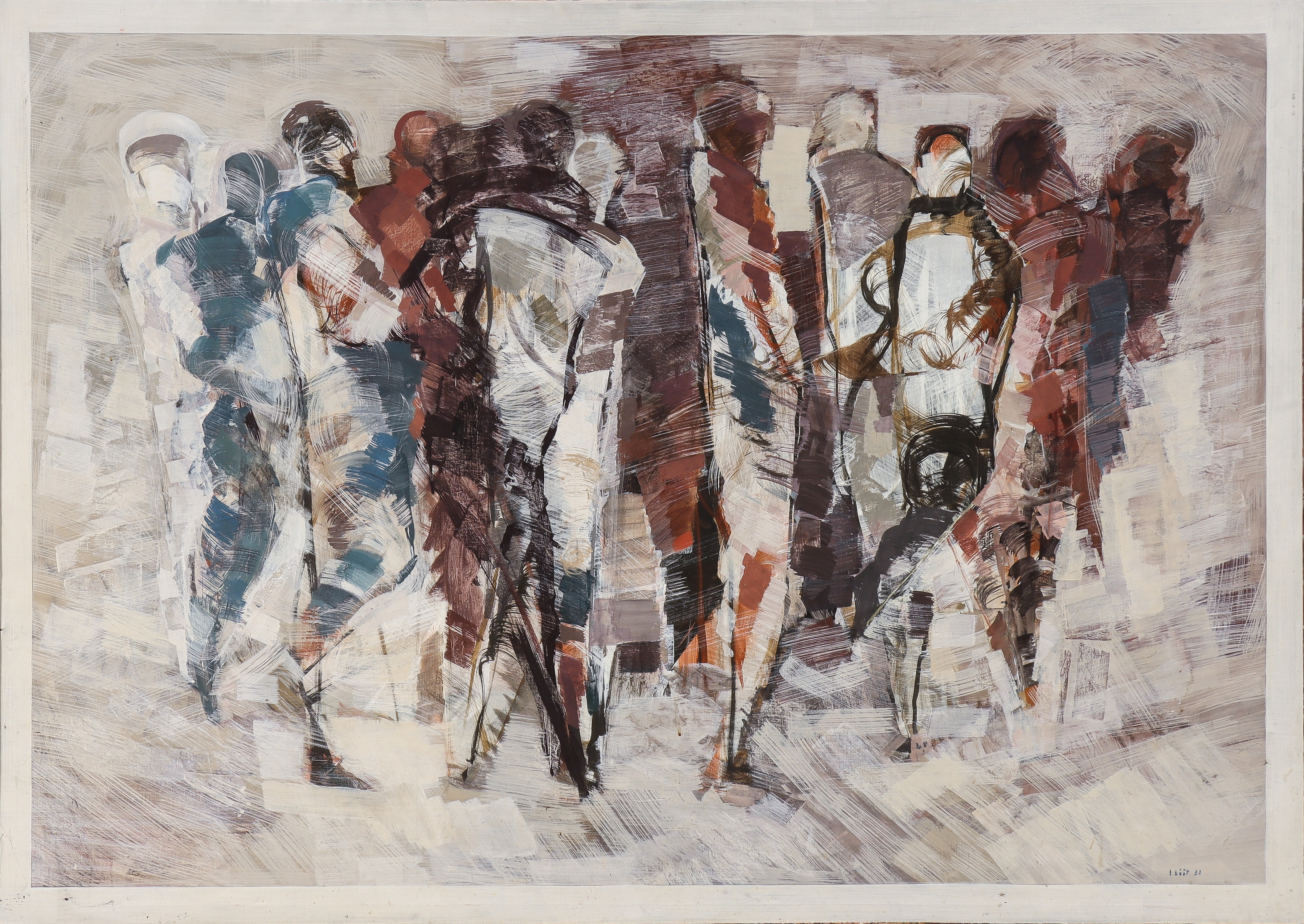 INGEMAR LÖÖF. "Nattligt äventyr" 1960.