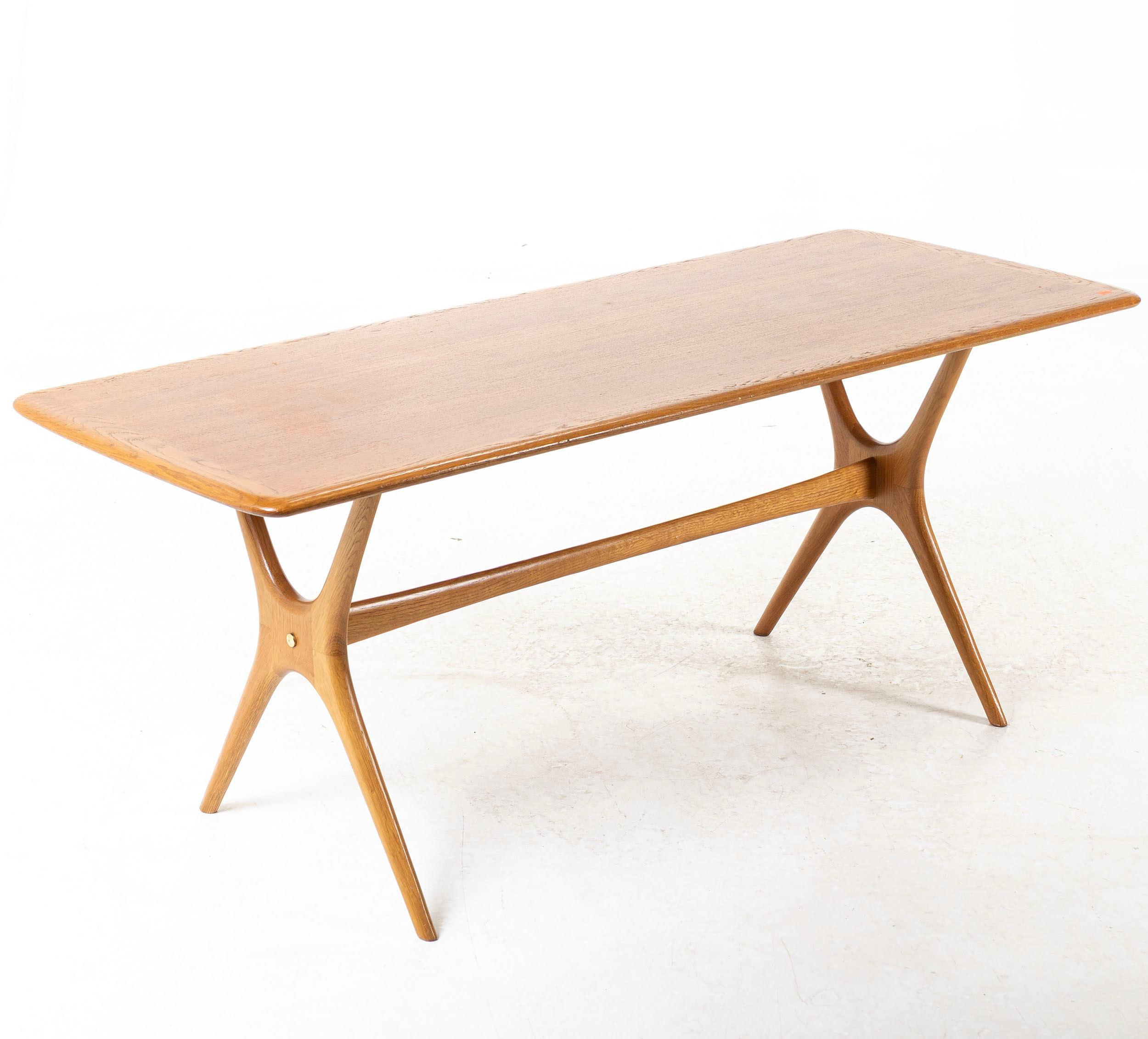 SOFFBORD, teak & ek, 1960-tal.