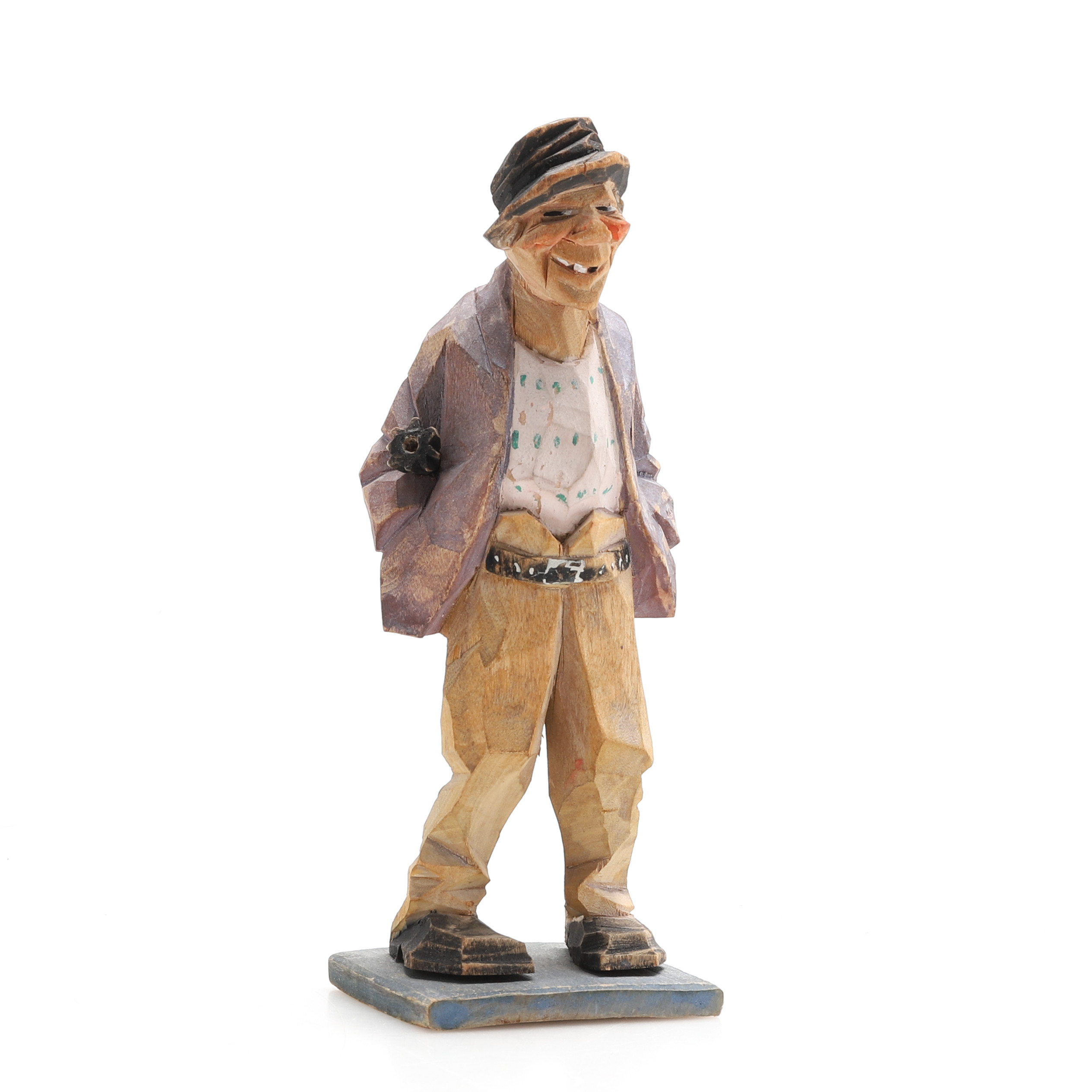 GUNNAR NILSSON. Skulptur, snidat trä, signerad och daterad 1949.