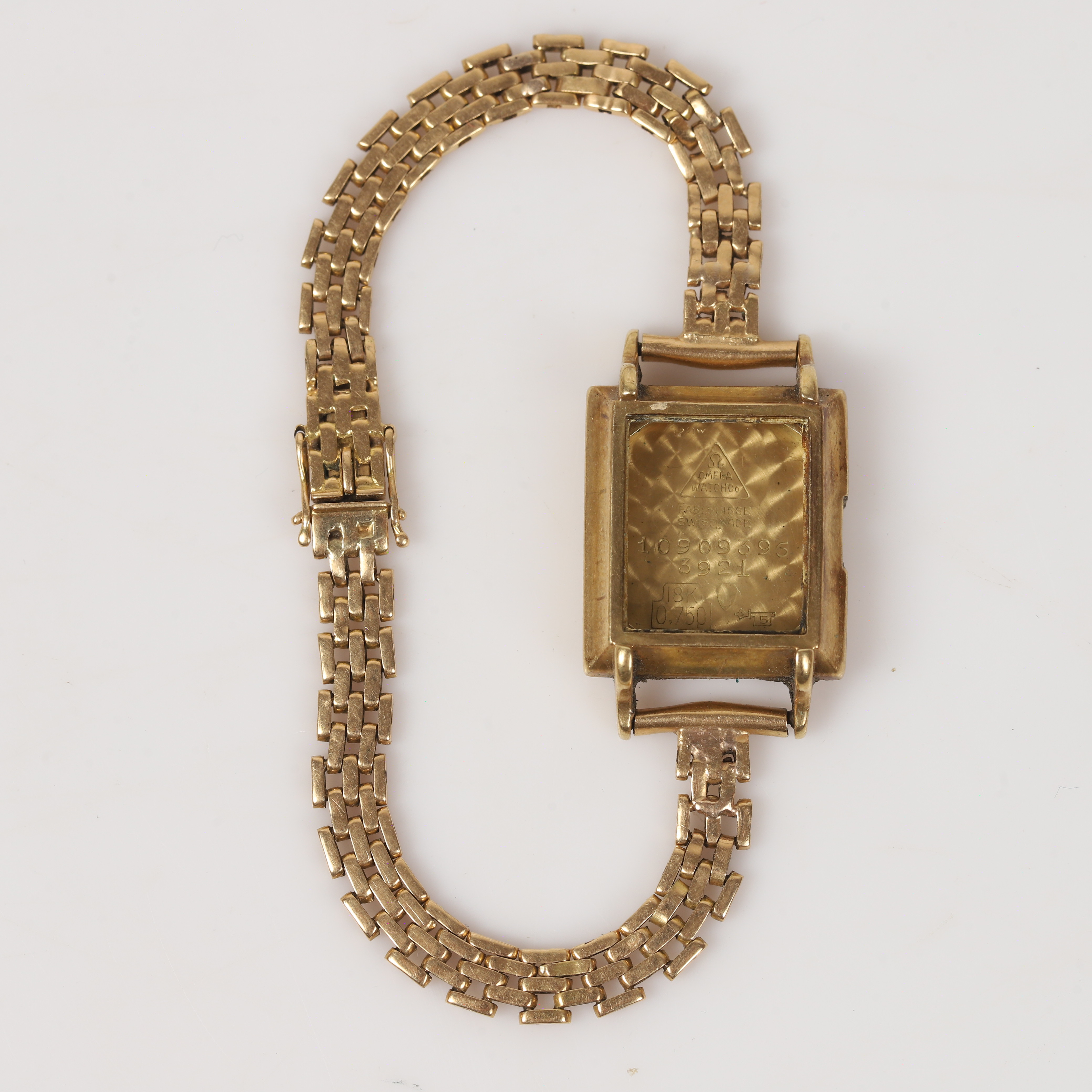 BOETT MED LÄNK, Omega, 18 K guld.