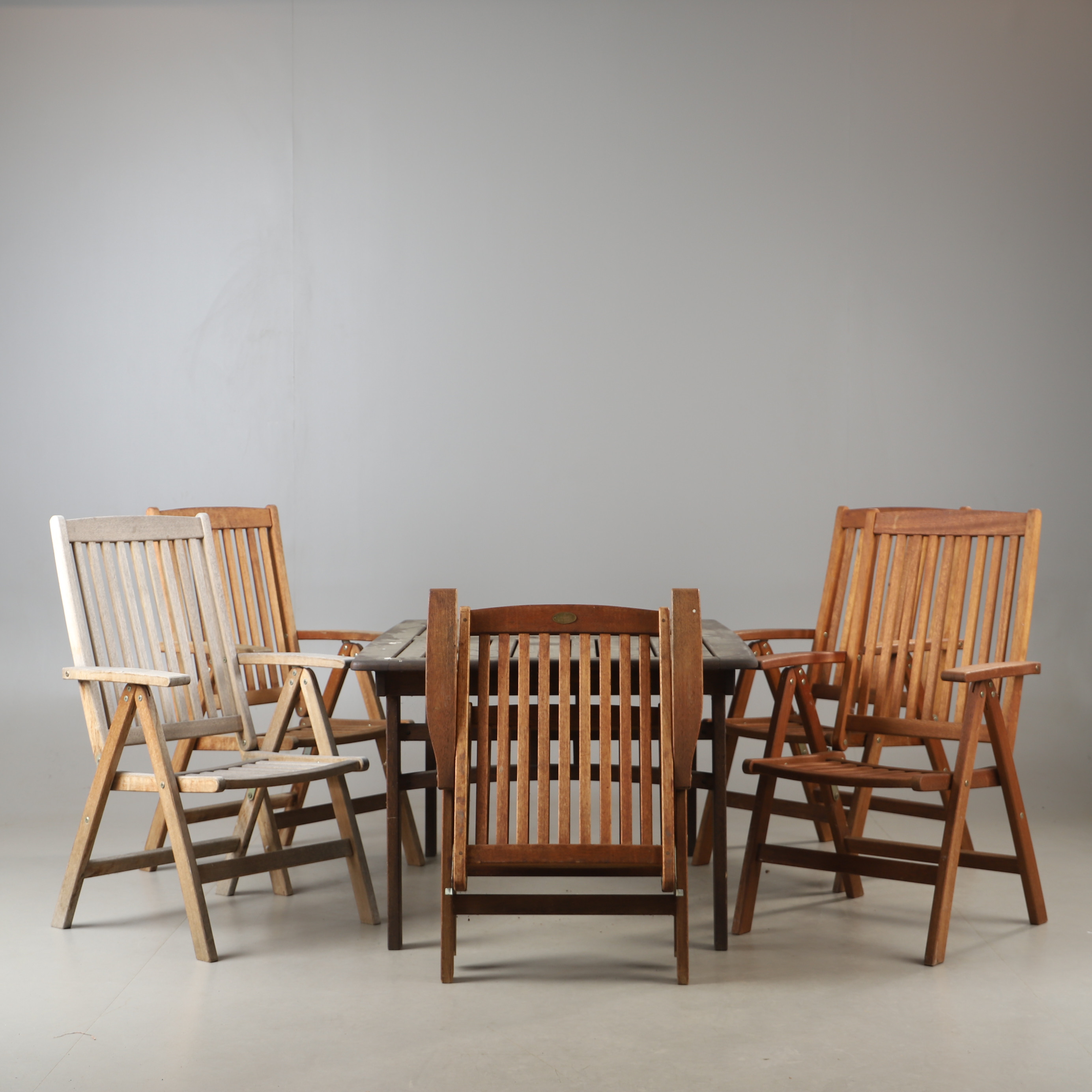 TRÄDGÅRDSMÖBLER, 6 delar, teak, Da'core.
