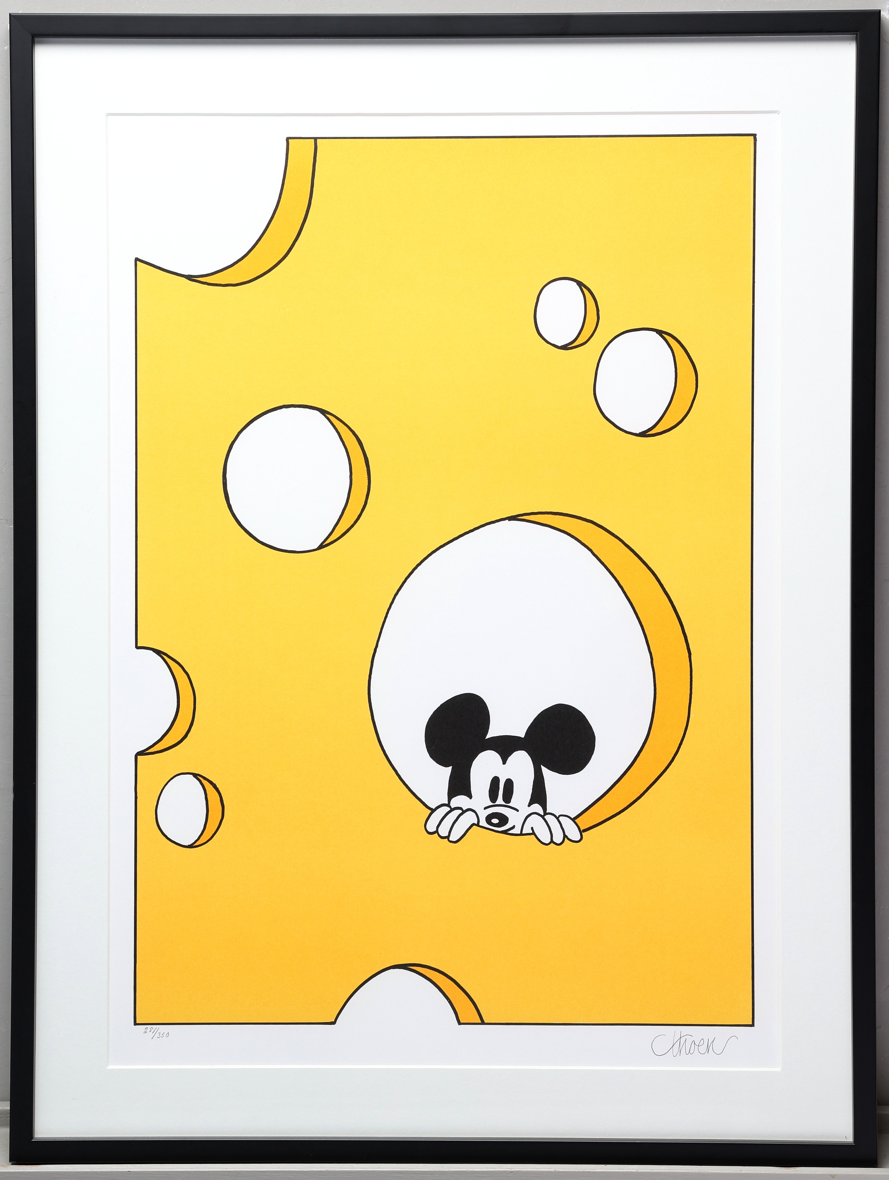 PETTER THOEN. Färglitografi, "Favoritplatsen", numrerad 281/350, signerad.